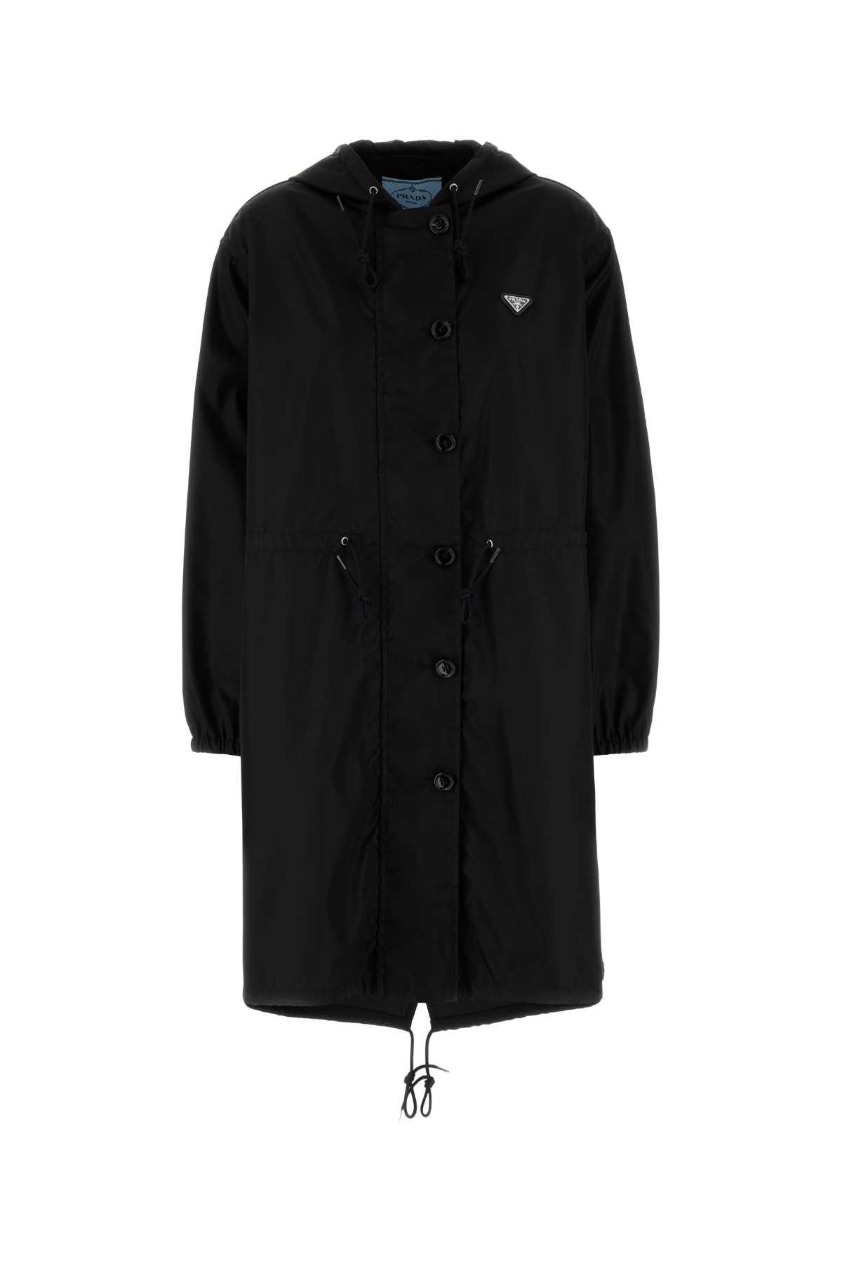 トレンチコート PRADA Midnight blue Re-Nylon trench coat 90s Nylon Belted Trench Coat | Authentic & Vintage | ReSee