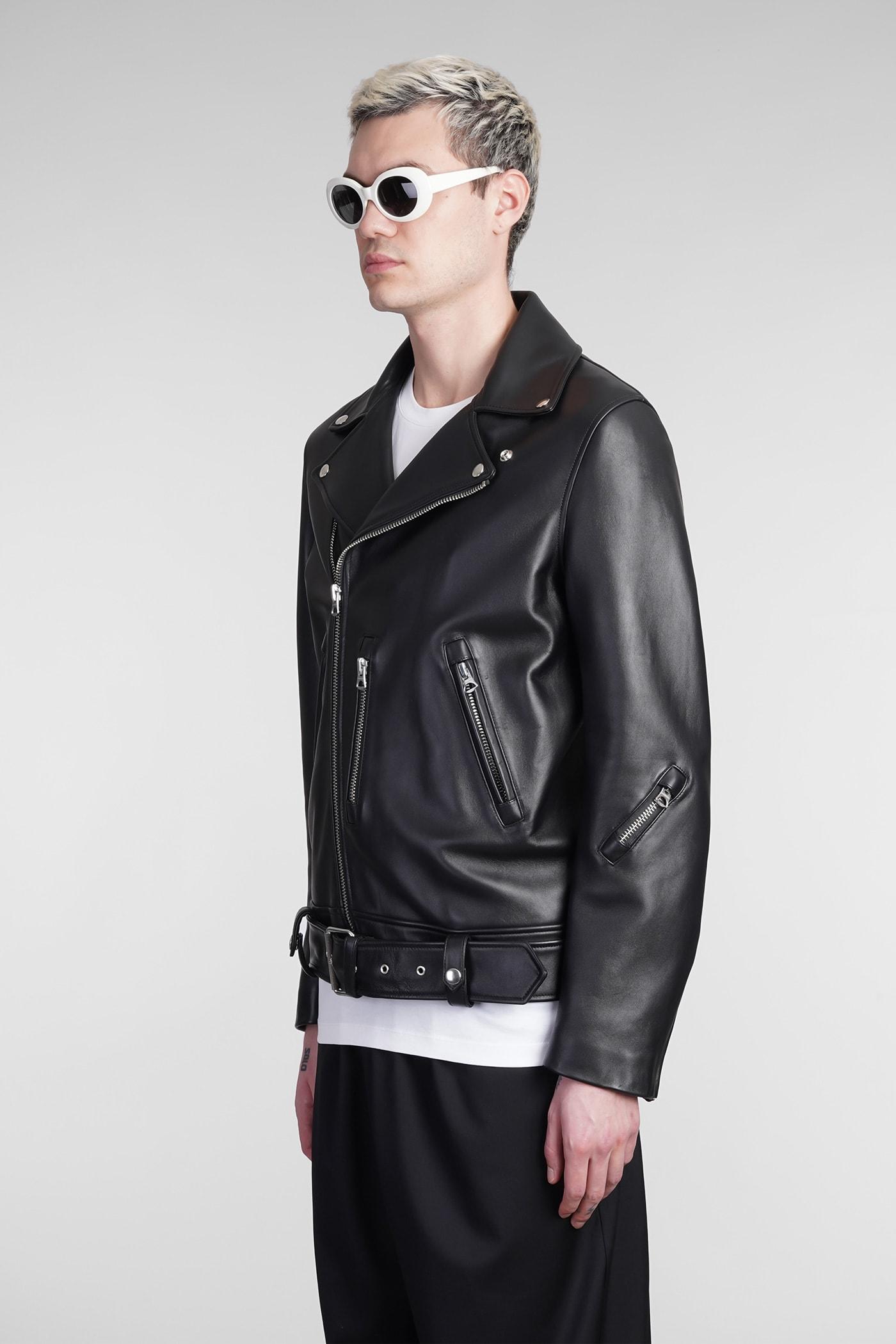 Acne Studios Nate Clean Biker Jacket in Black for Men | Lyst