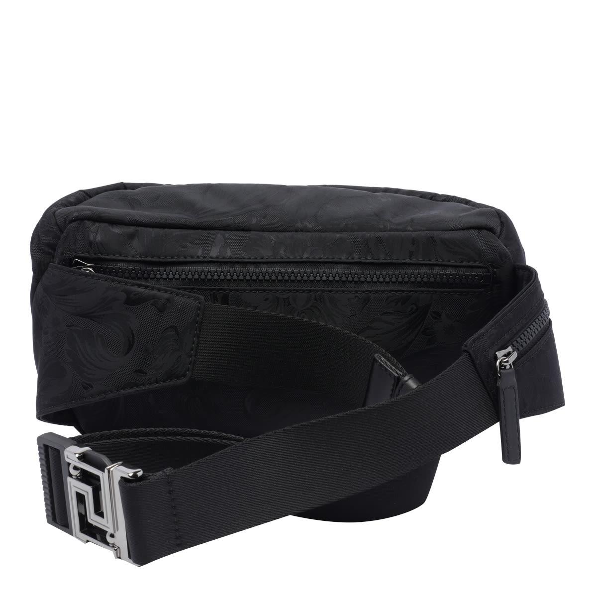Versace Small Barocco Belt Bag in Black for Men Lyst UK