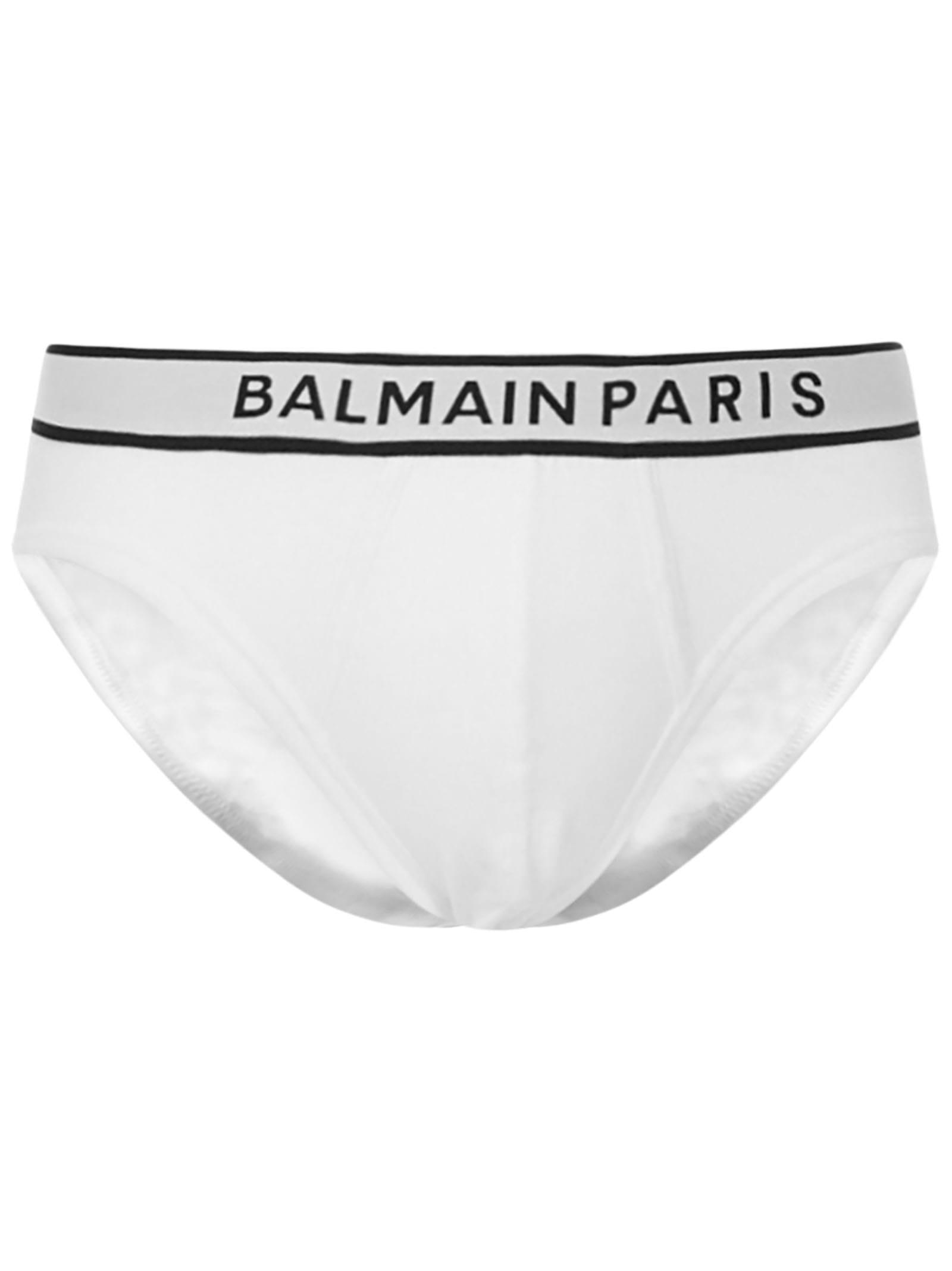 Mens Underwear Balmain Underwear Save 55% Balmain Cotton Underwear Boxer Shorts 2 Pack in White for Men 