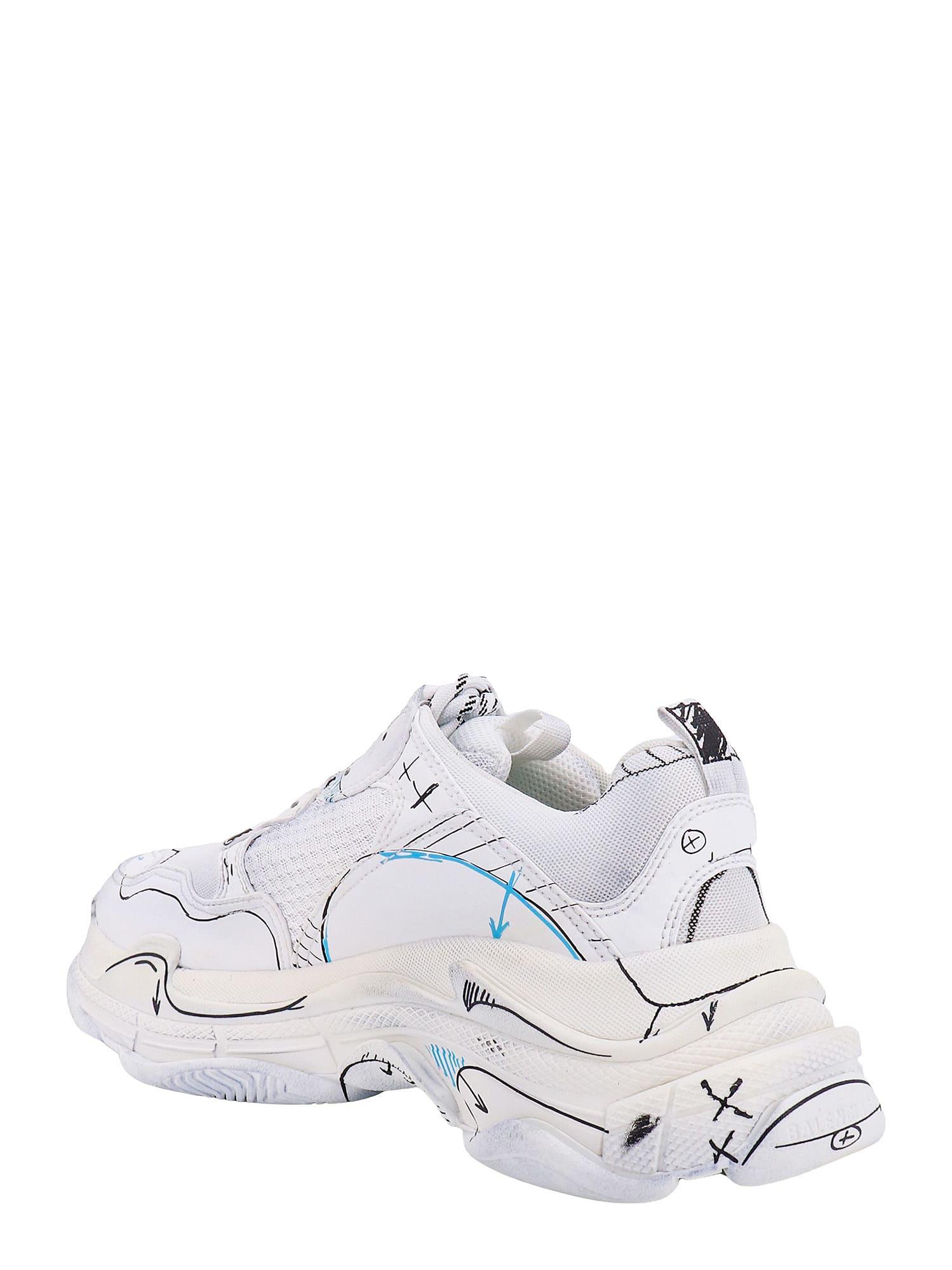 Balenciaga 'Triple S' Sneakers White ShopStyle