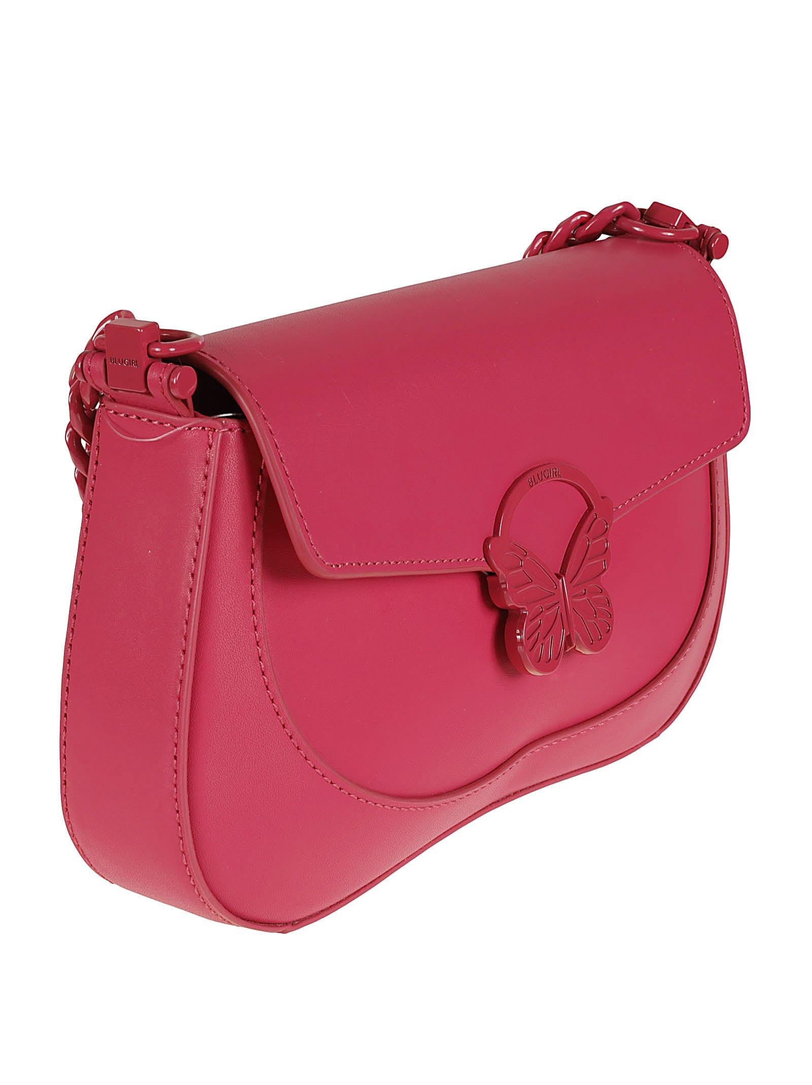 Small Pink Butterfly Crossbody Bag