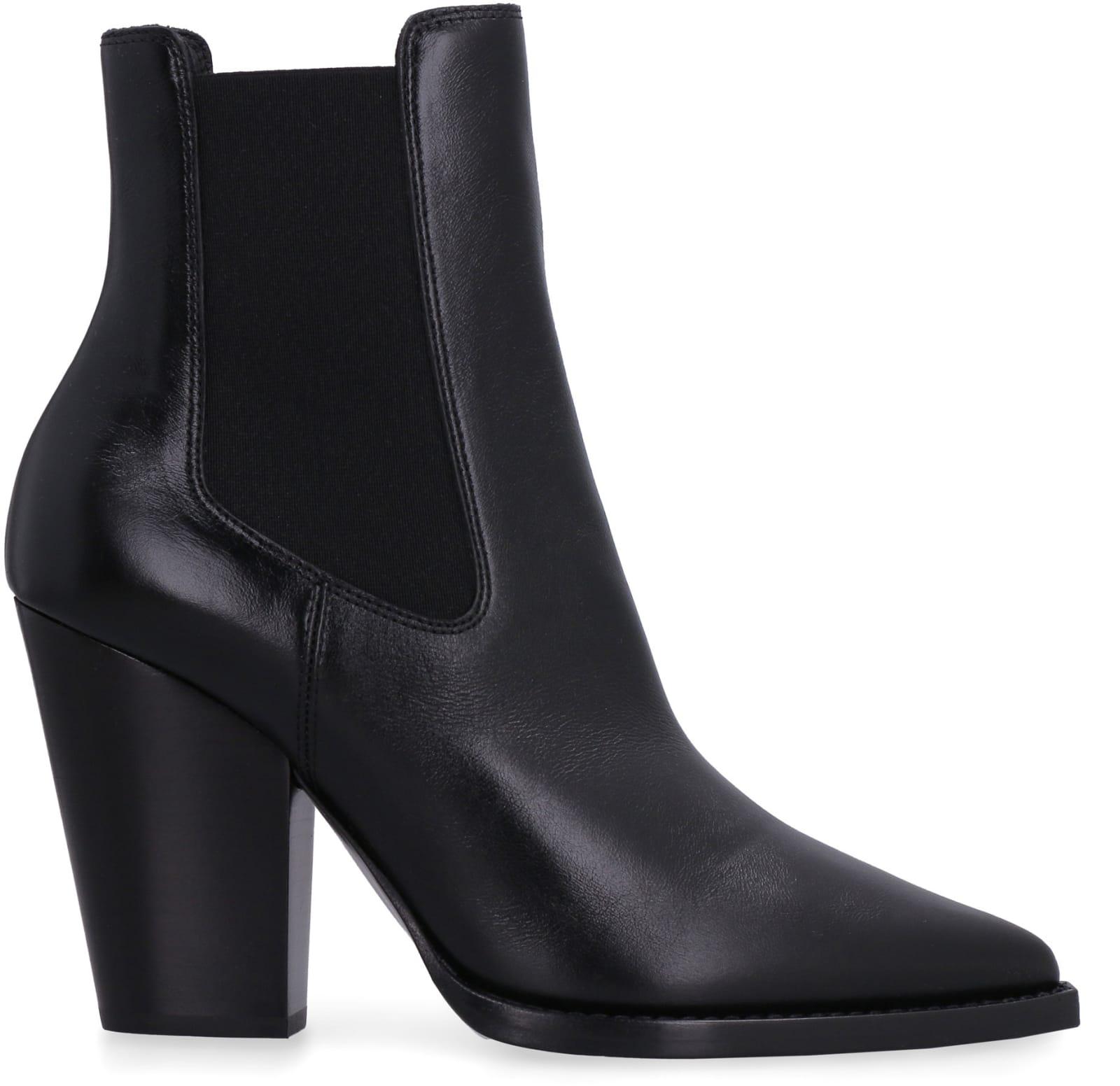 Saint Laurent Ankle Boots Black | Lyst
