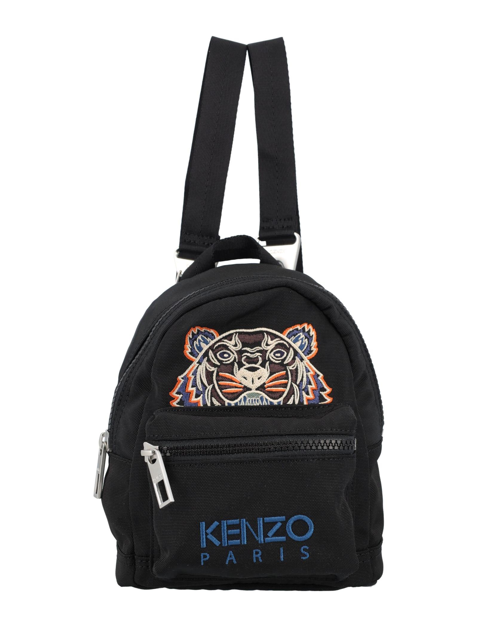 KENZO Tiger Mini Backpack in Black for Men | Lyst