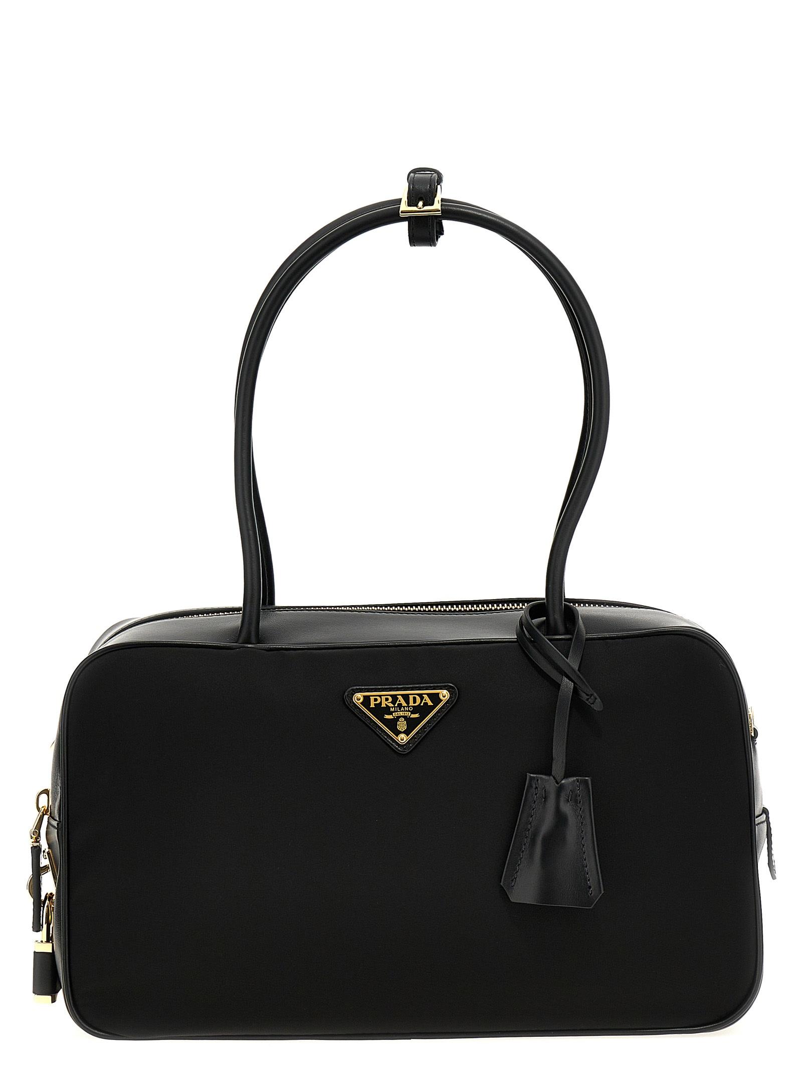 ハンドバッグ PRADA Padlock handbag Black Prada Padlock Handbag in Black | Lyst