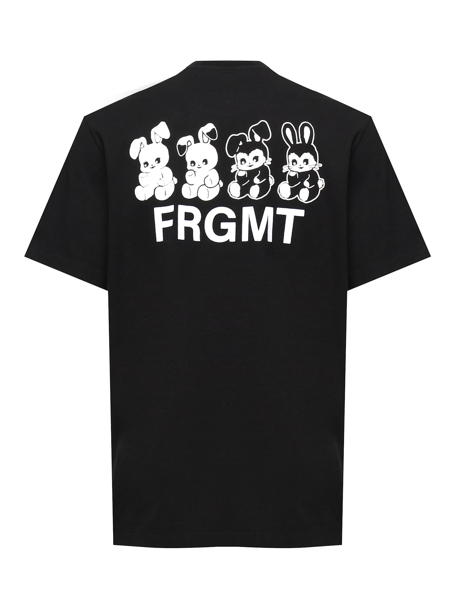 Moncler Genius Moncler X Frgmt Logo Cartoon T-Shirt in Black