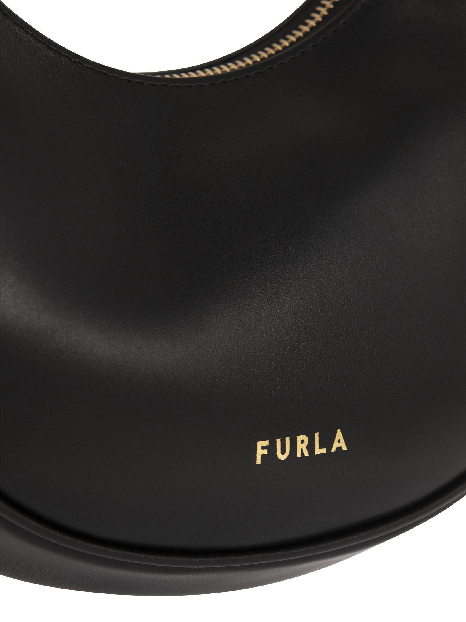 Furla Large Luna Shoulder Leather Hobo Bag