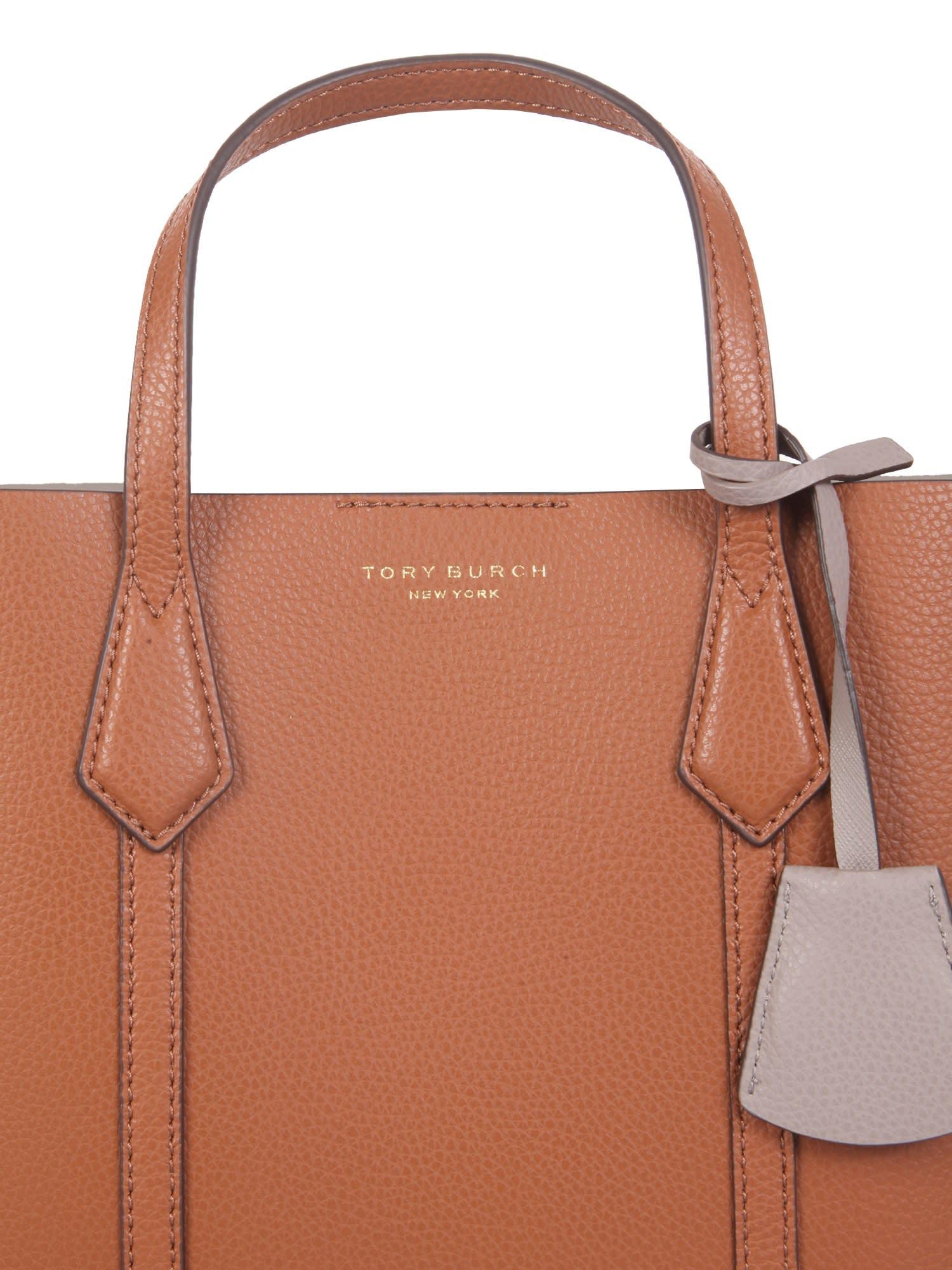Tory Burch Small Perry Tote Bag in Brown | Lyst