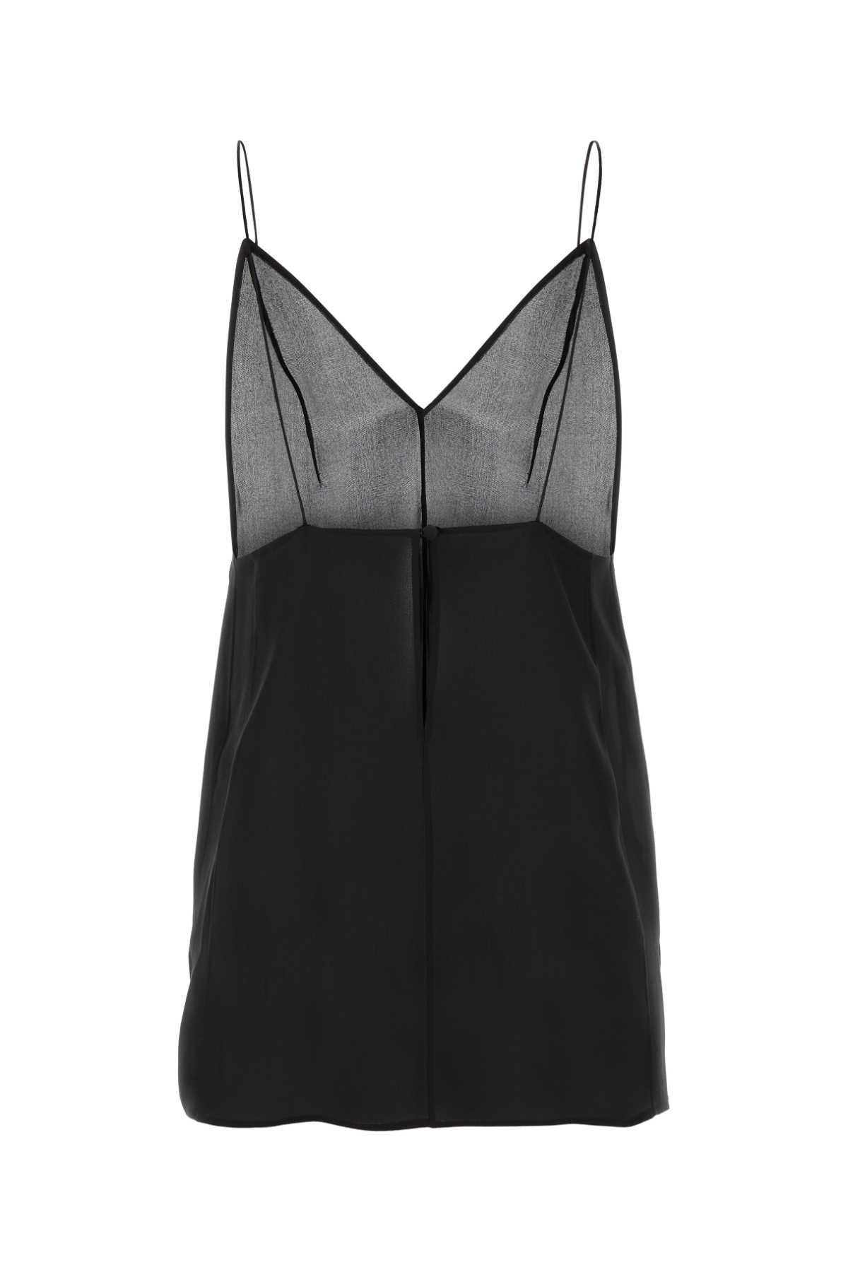 Tシャツ・カットソー KHAITE BLACK SILK TALSIE TOP KHAITE Black Silk Talsie Top | Lyst