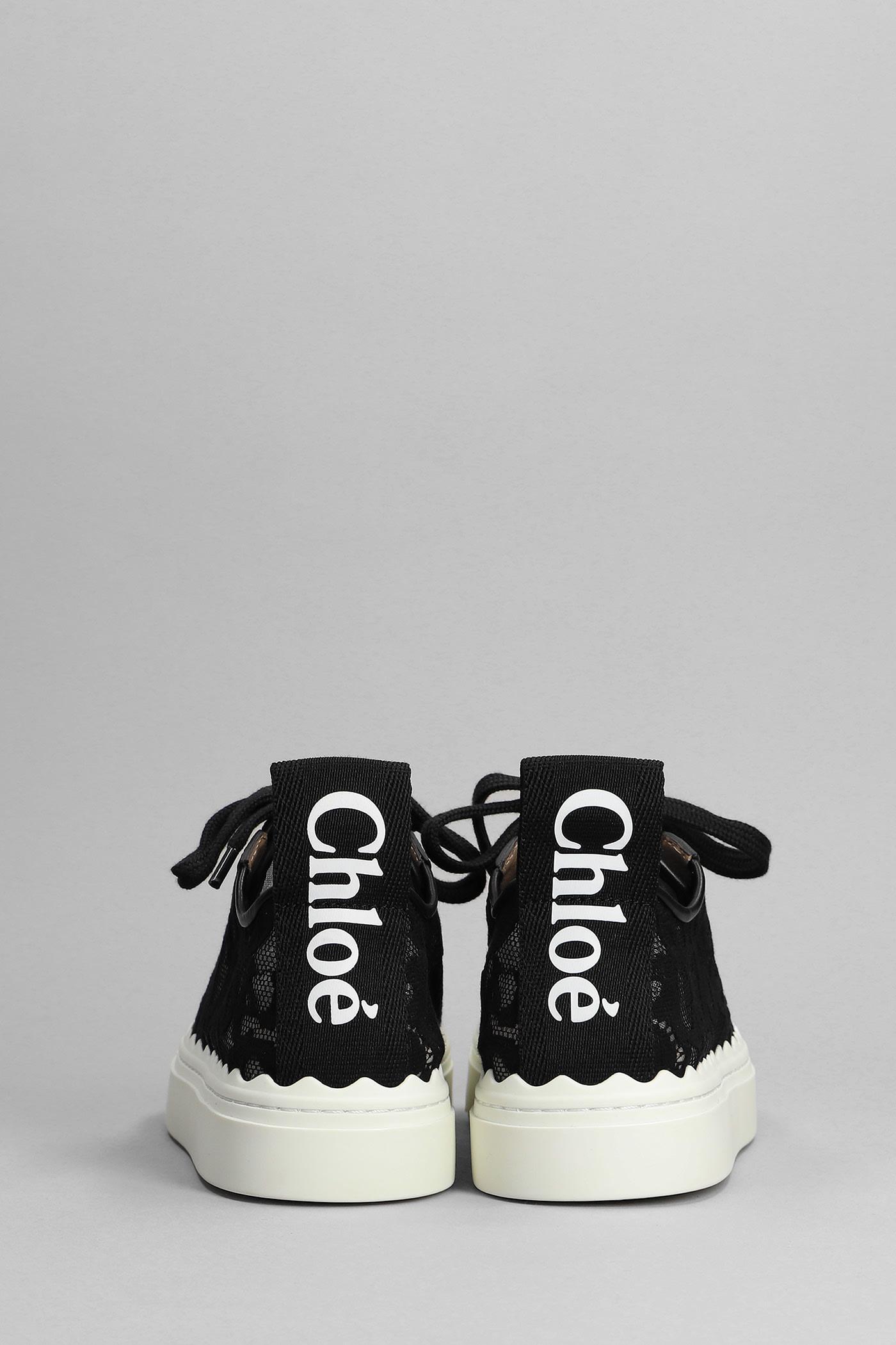 Chloé Lauren Sneakers In Black Suede in Gray | Lyst