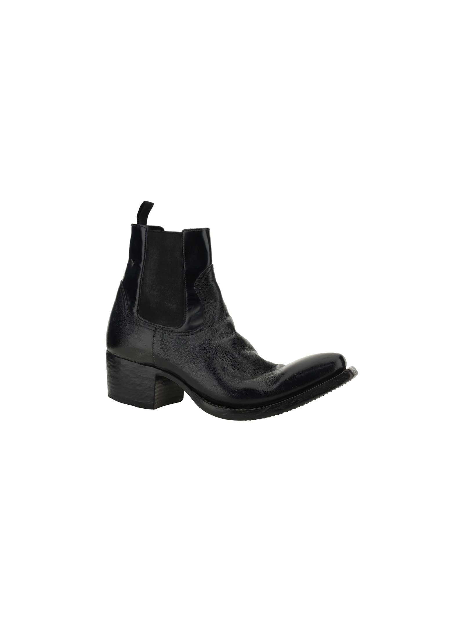 Prada Turn-up Toe Cowboy Boots in Black for Men | Lyst