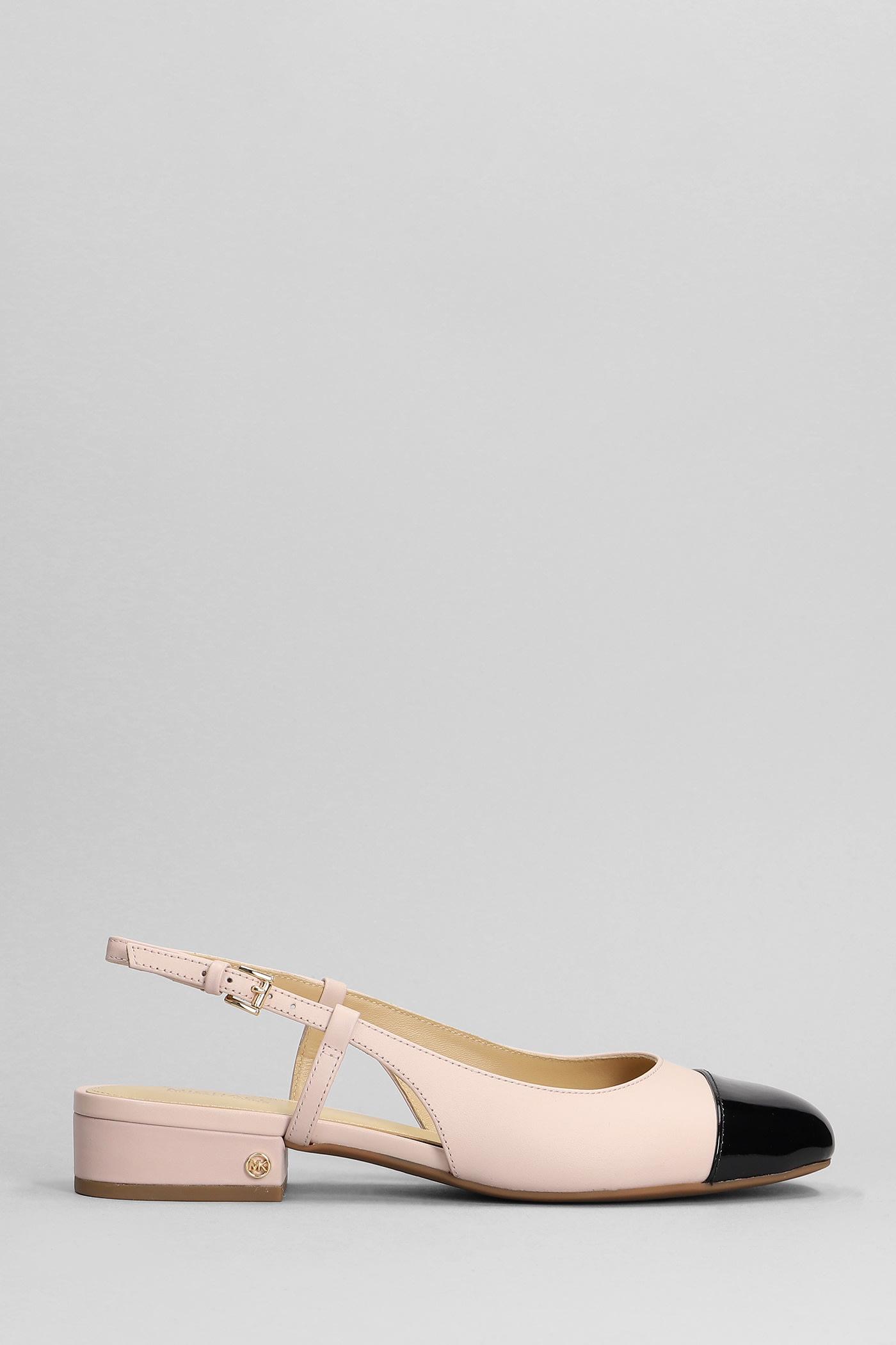 michael kors pink flat shoes