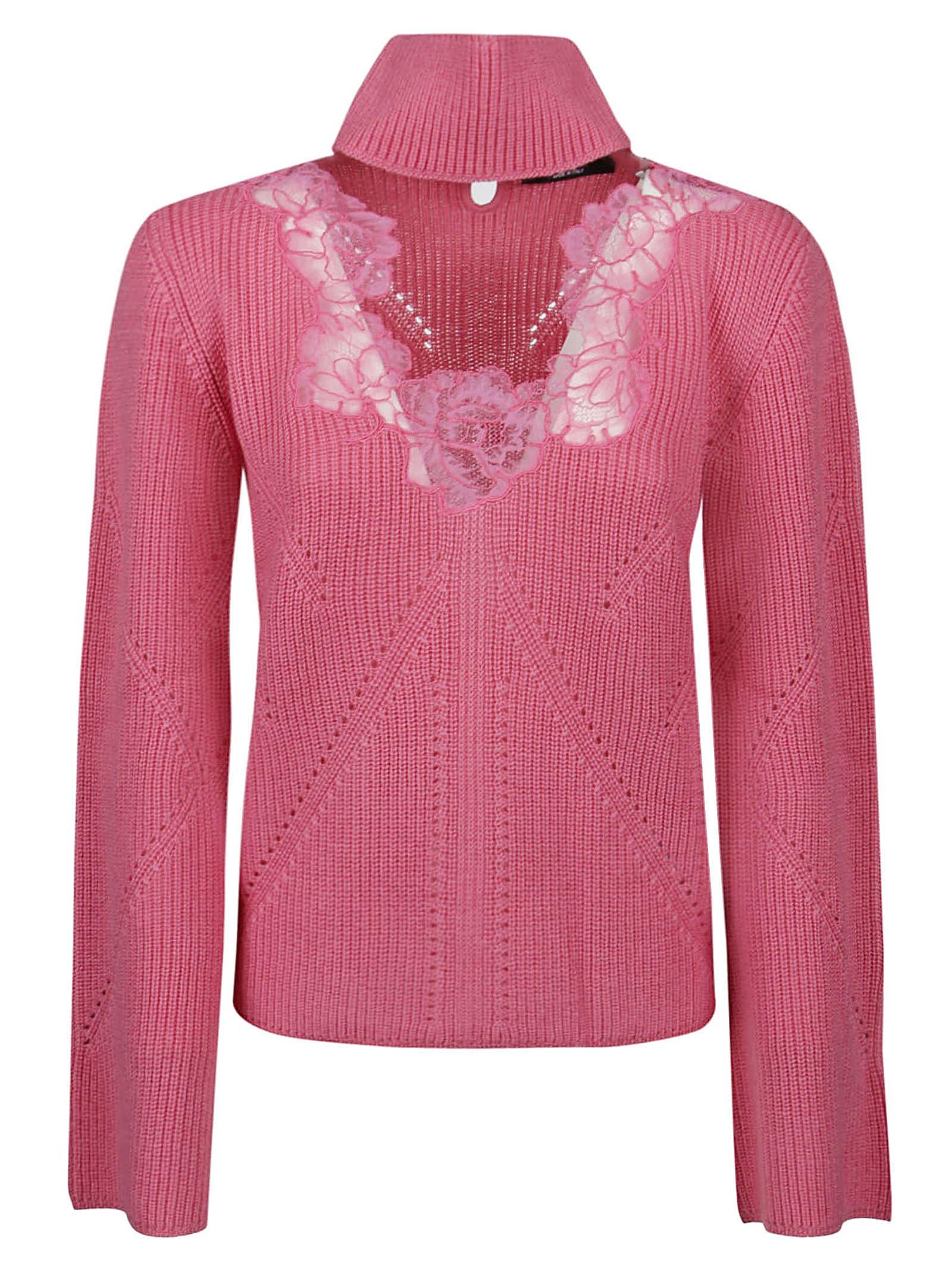 Blumarine Wool Turtleneck Sweater in 