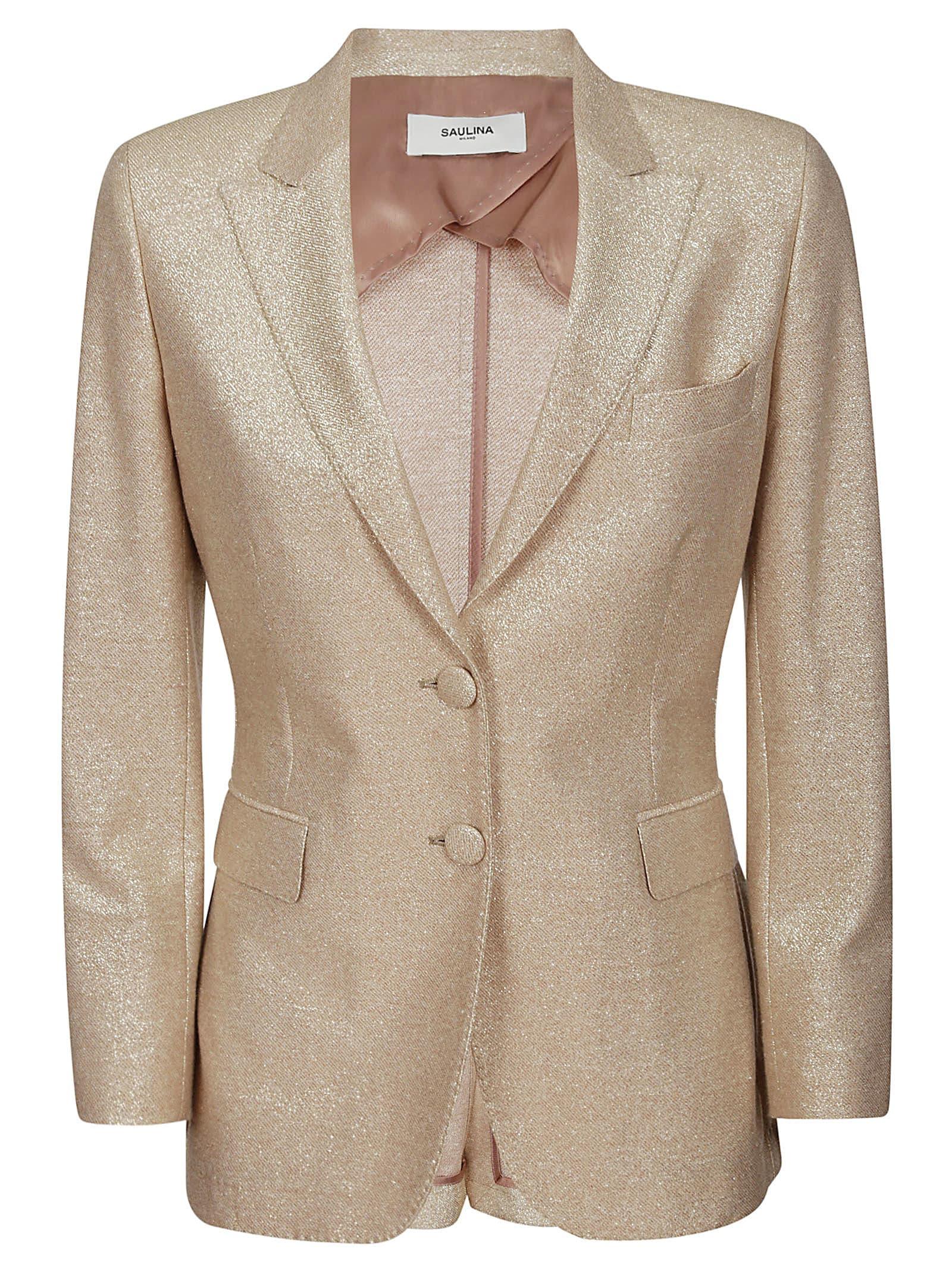 ジャケット SAULINA MILANO JACKET (48703) Viva Sahariana belted suede jacket in brown - Blaze Milano