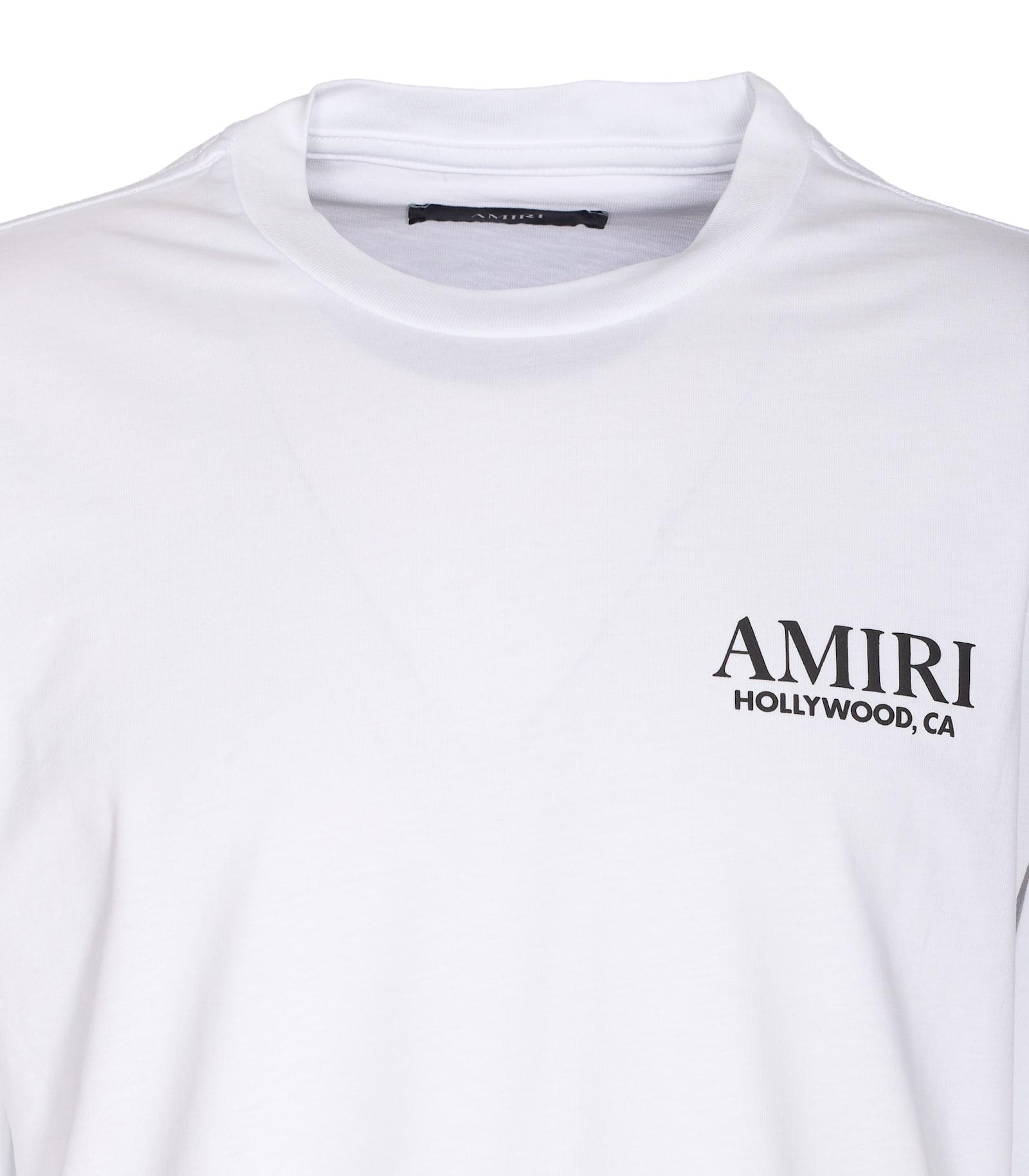 Amiri Bones Stacked Long Sleeves T-Shirt in White for Men | Lyst UK