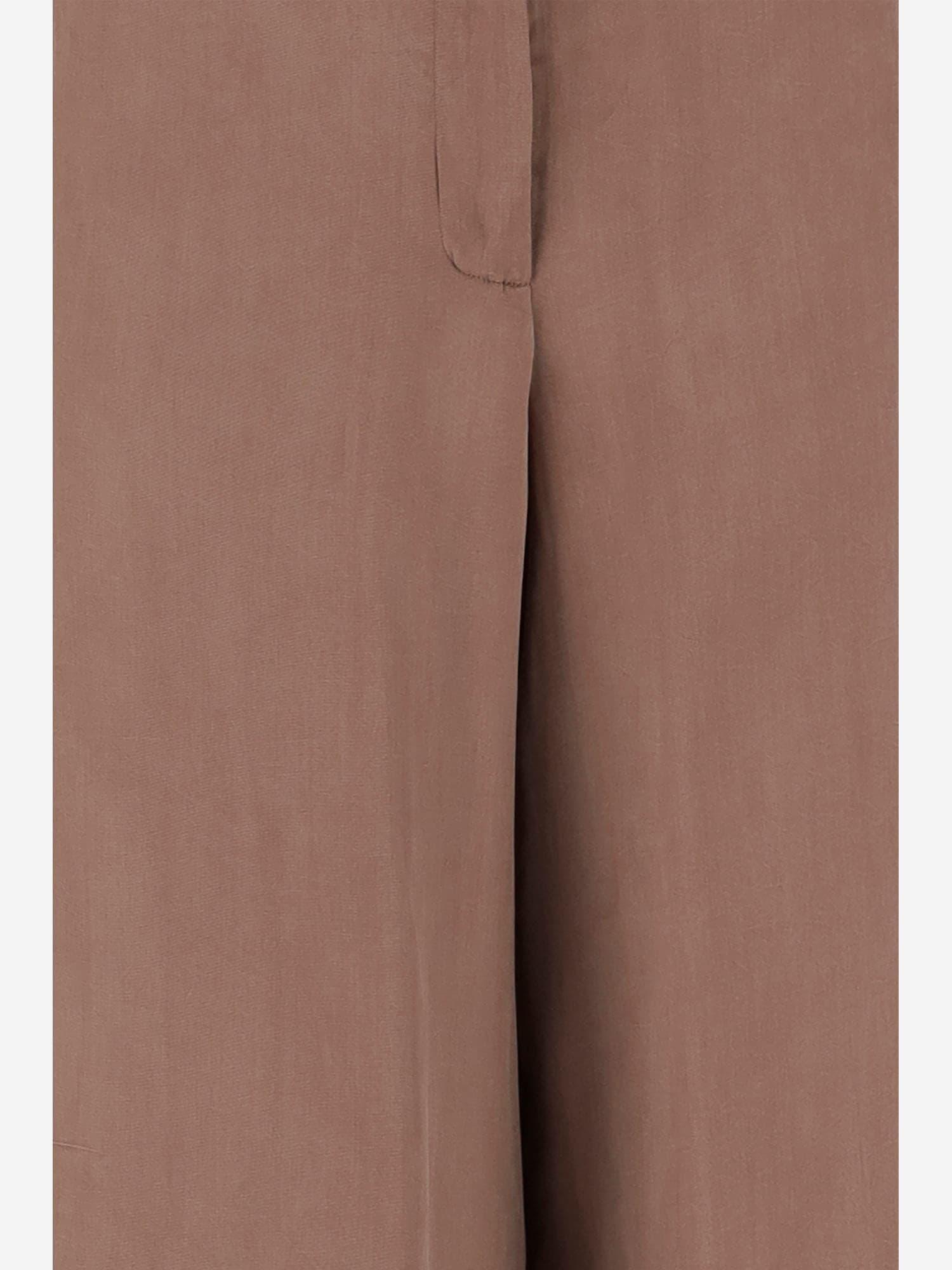 パンツ Blumarine Loose-Fit Gabardine Trousers With Concealed Blumarine Loose-Fit Gabardine Trousers With Concealed