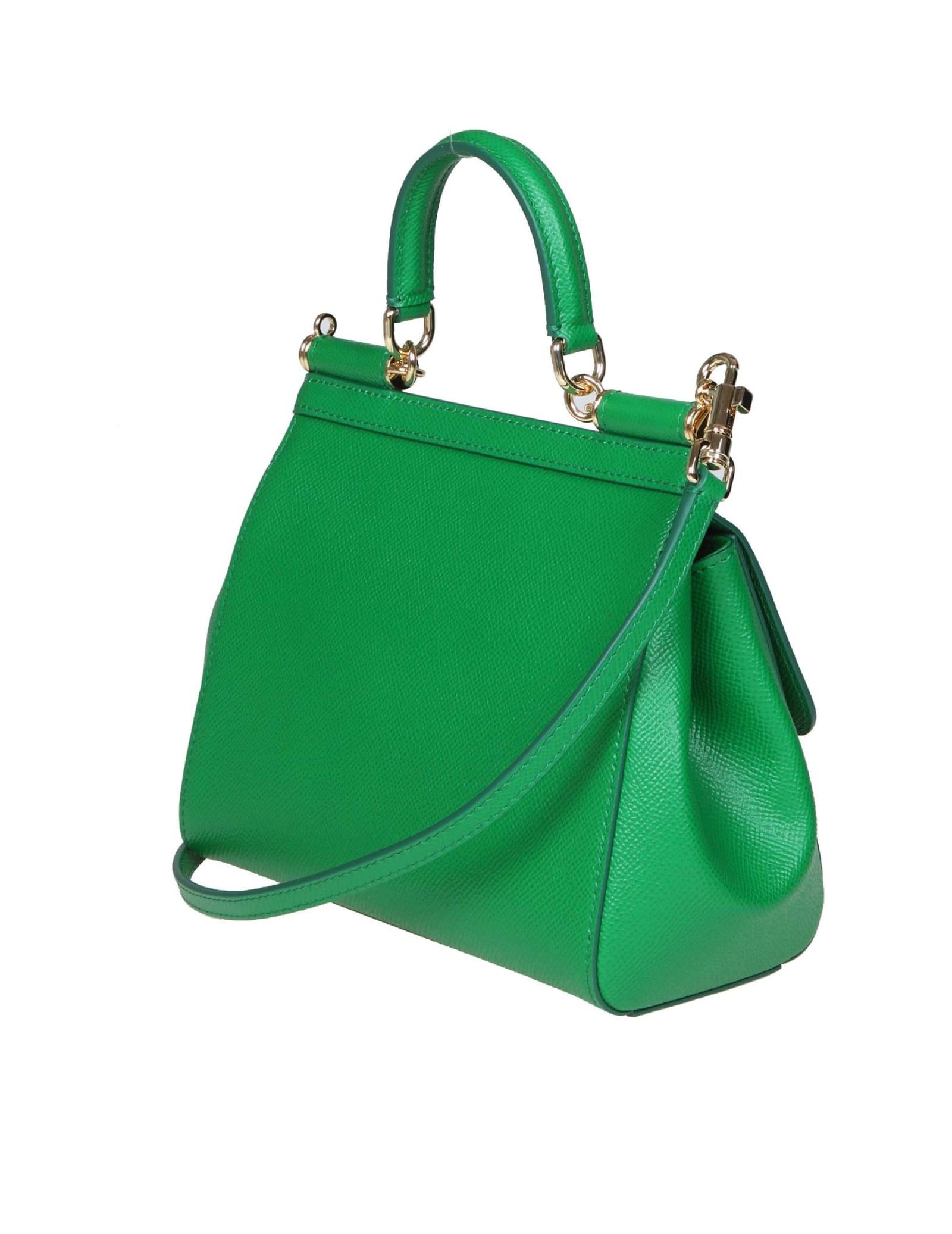 Dolce & Gabbana Small Sicily Bag - Green