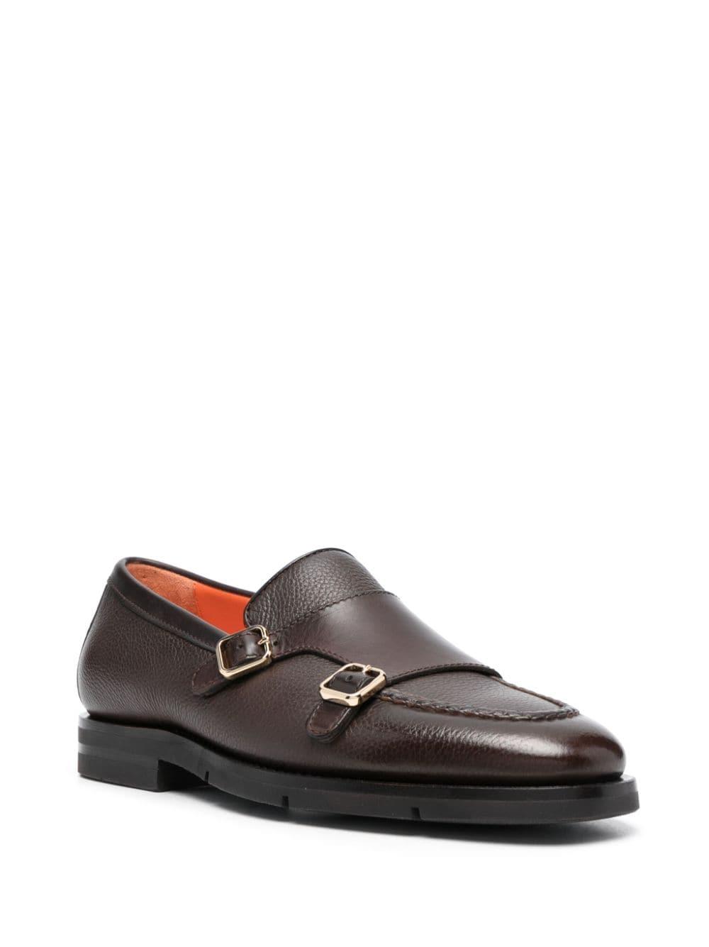 Santoni double shop monk sneaker