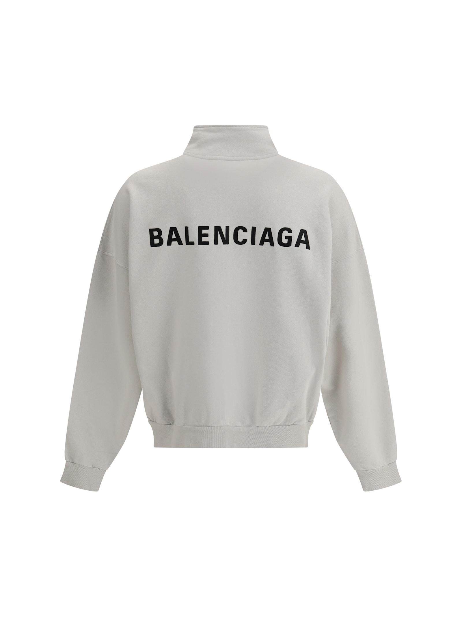 【関税&送料込】Balenciaga Logoed Cotton Sweatshirt Authentic Balenciaga Sweatshirt Eco Logo Black Hoodie size M