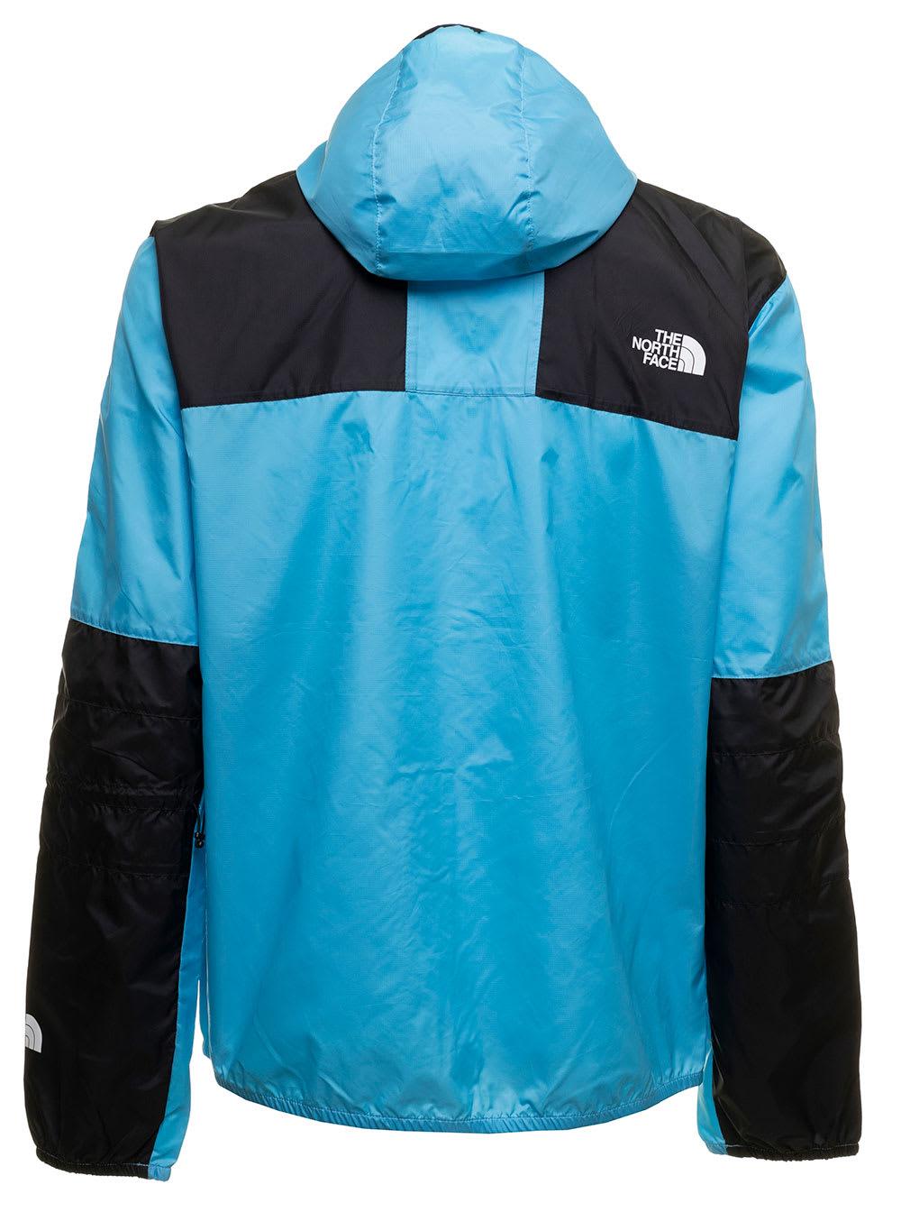 Seasonal Light Blue Nylon Jacket 