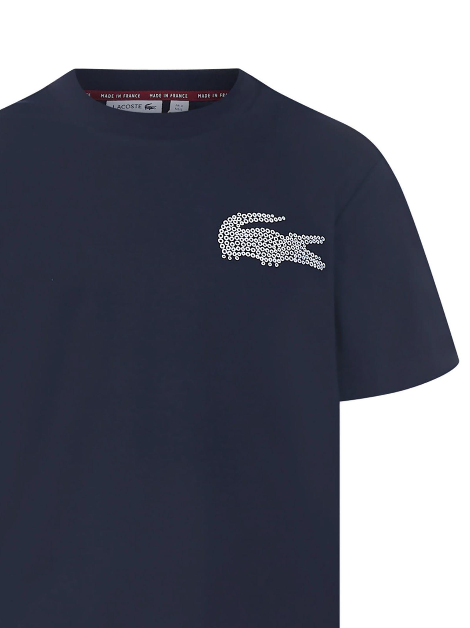 Lacoste Cotton T-shirt in Navy (Blue 
