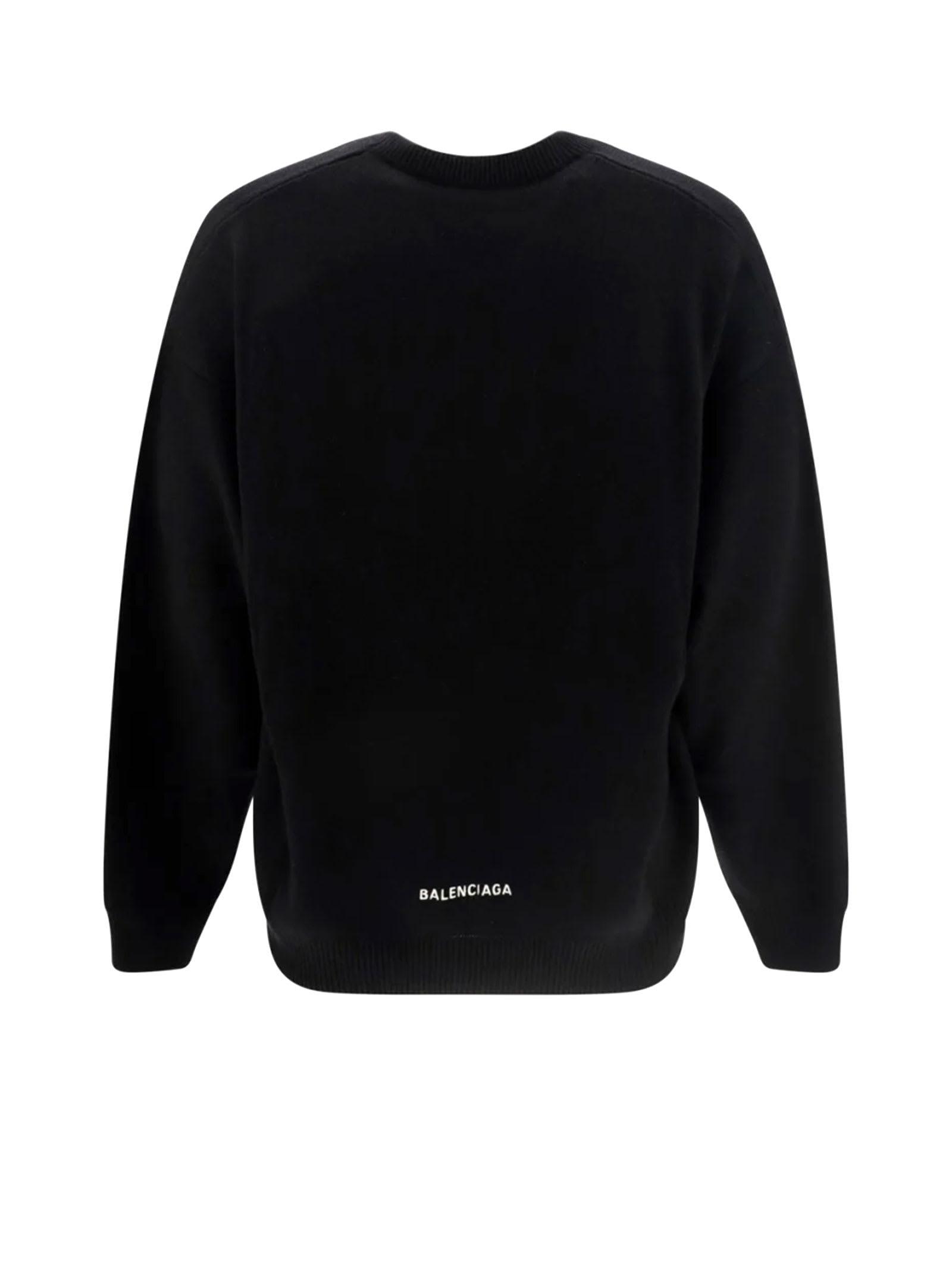 Balenciaga Sweater in Black for Men Lyst