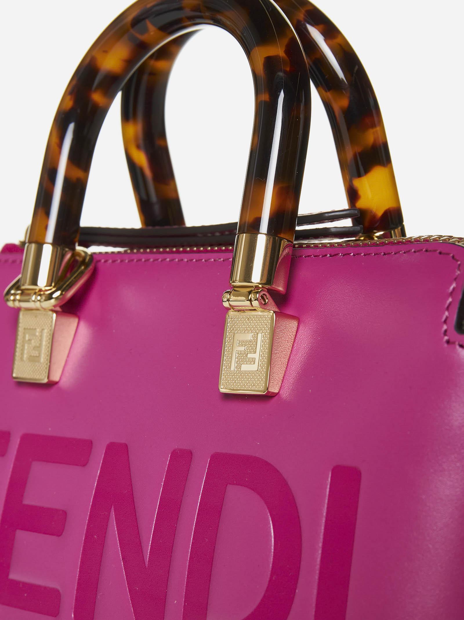 OUTLET【FENDI】PINK☆ロゴ By The Way Mini ハンドバッグ Fendi By The Way Mini Leather Bag in Pink | Lyst