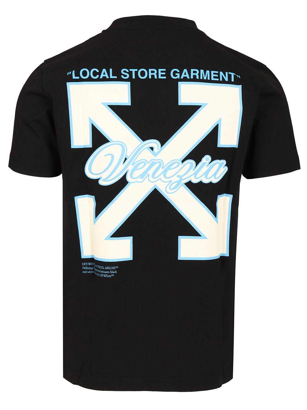 【関税込み】Off-White Venezia Tシャツ Off-White c/o Virgil Abloh Venezia T-Shirt in Black for Men