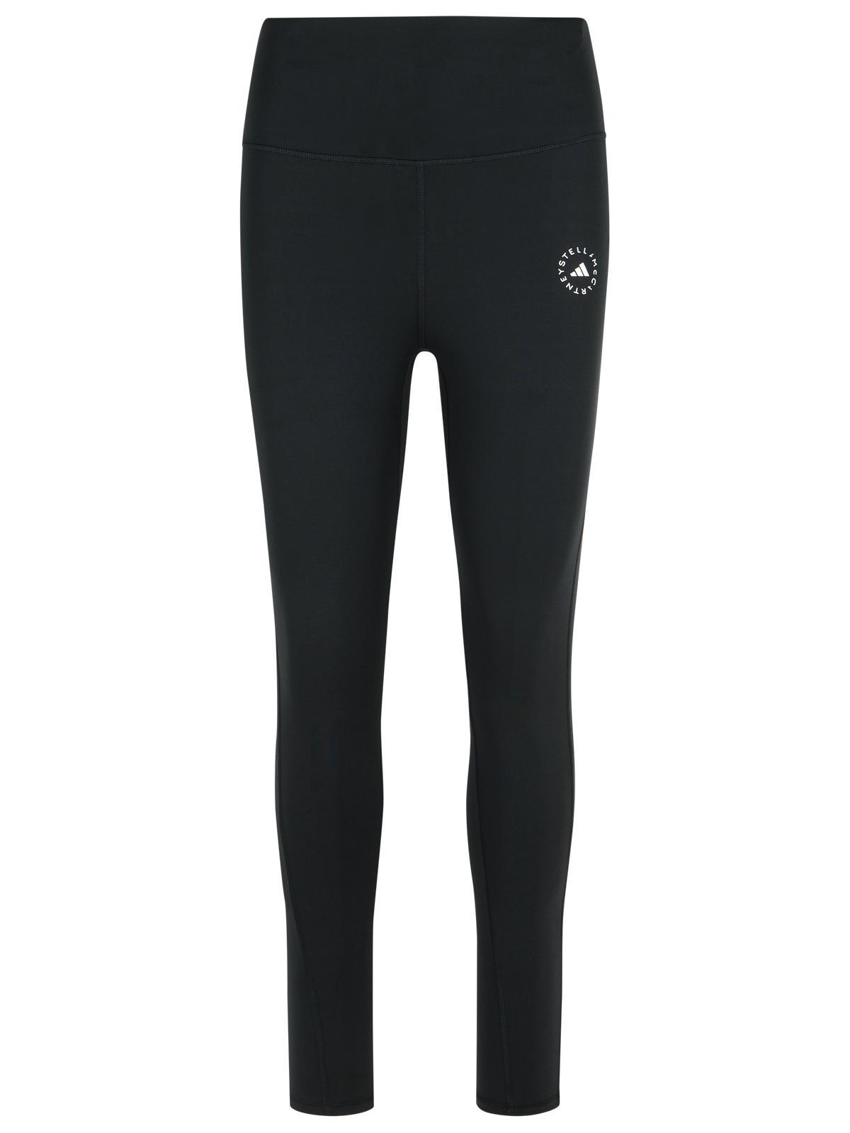 パンツ STELLA MCCARTNEY NYLON BLEND LEGGINGS WITH LOGO PRINT WMNS) adidas x Stella Mccartney Logo-print High-waisted