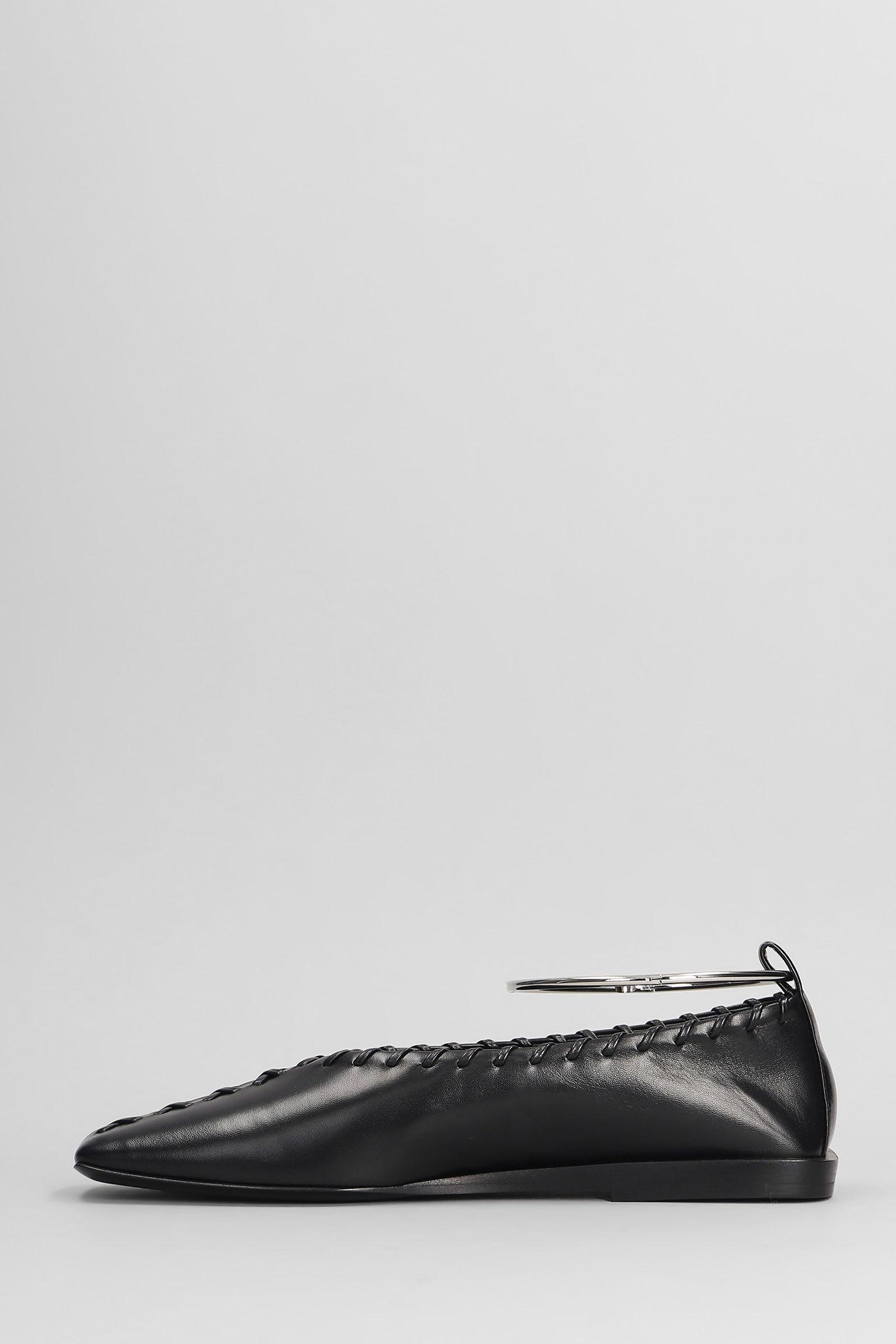 【JIL SANDER】レザー フラットシューズ Flat Shoes 数量限定 Jil Sander Lamb Leather Ballerina Flats () IFCHIC.COM