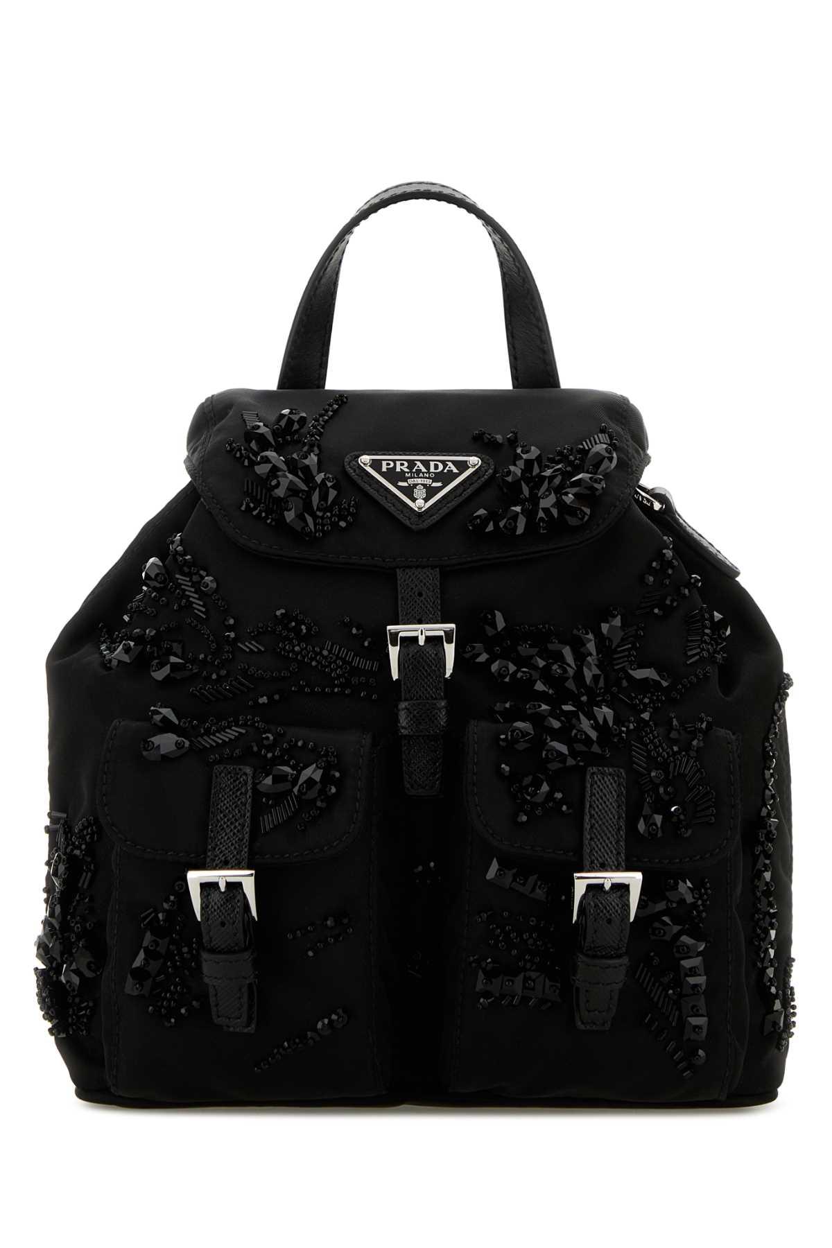 Prada Nylon Mini Backpack in Black Lyst UK