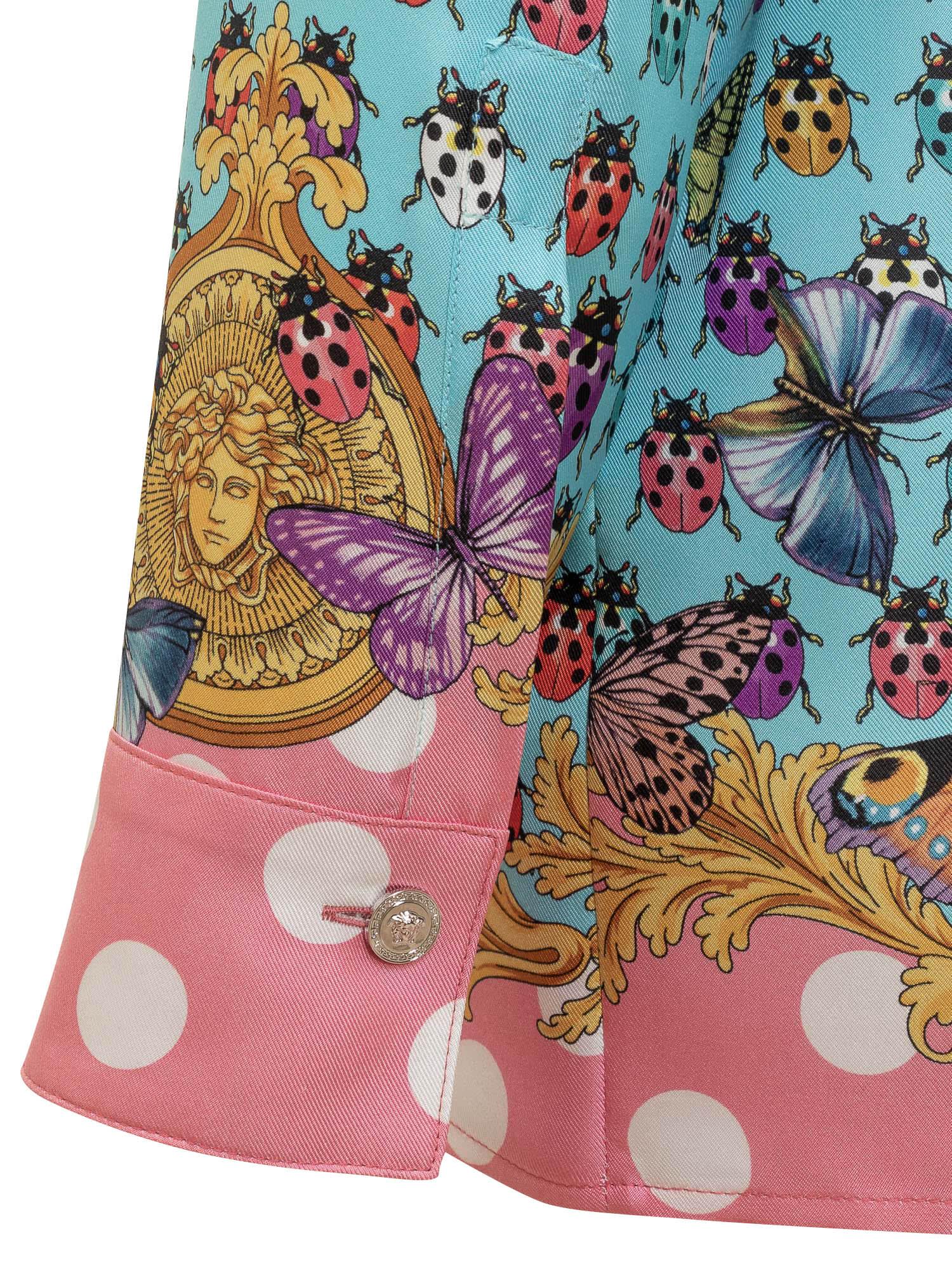 Versace butterfly shop silk shirt