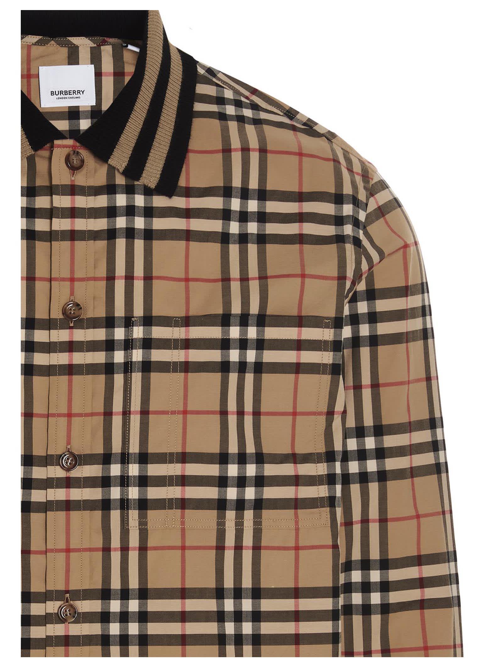 Burberry Towner Shirt in Beige (Natural) for Men | Lyst