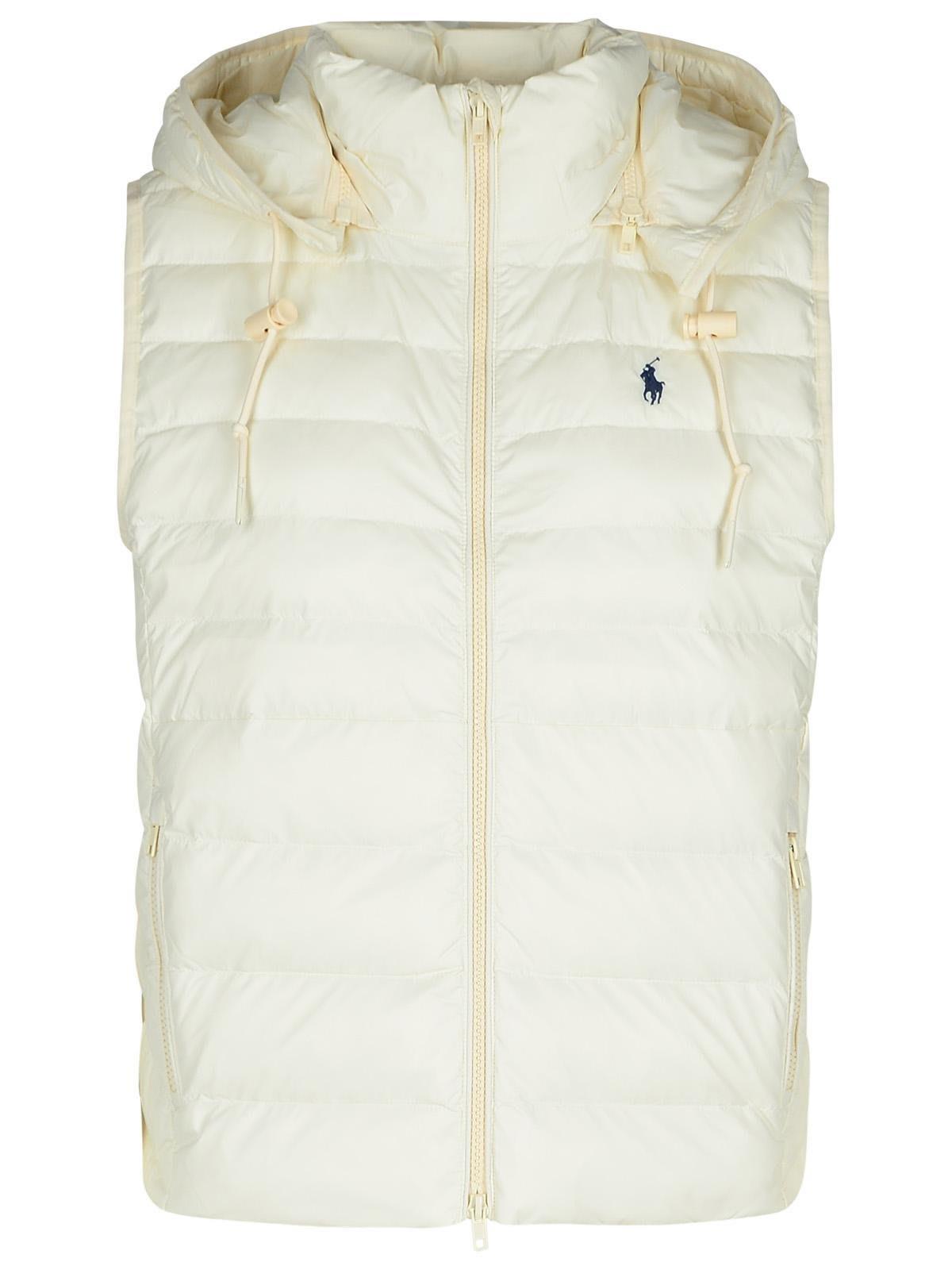 Polo Ralph Lauren Cream Nylon Vest in White Lyst UK