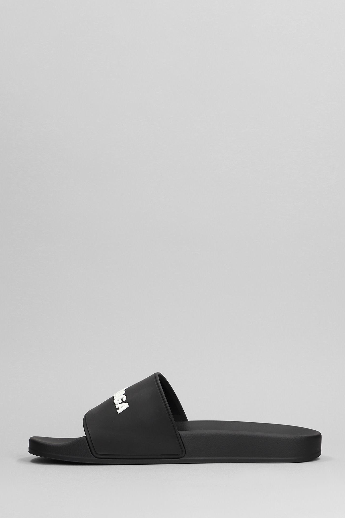 【関税&送料込み】Balenciaga Pool Slide Slipper-Mule Balenciaga Pool Slide Slipper-Mule in Gray for Men | Lyst