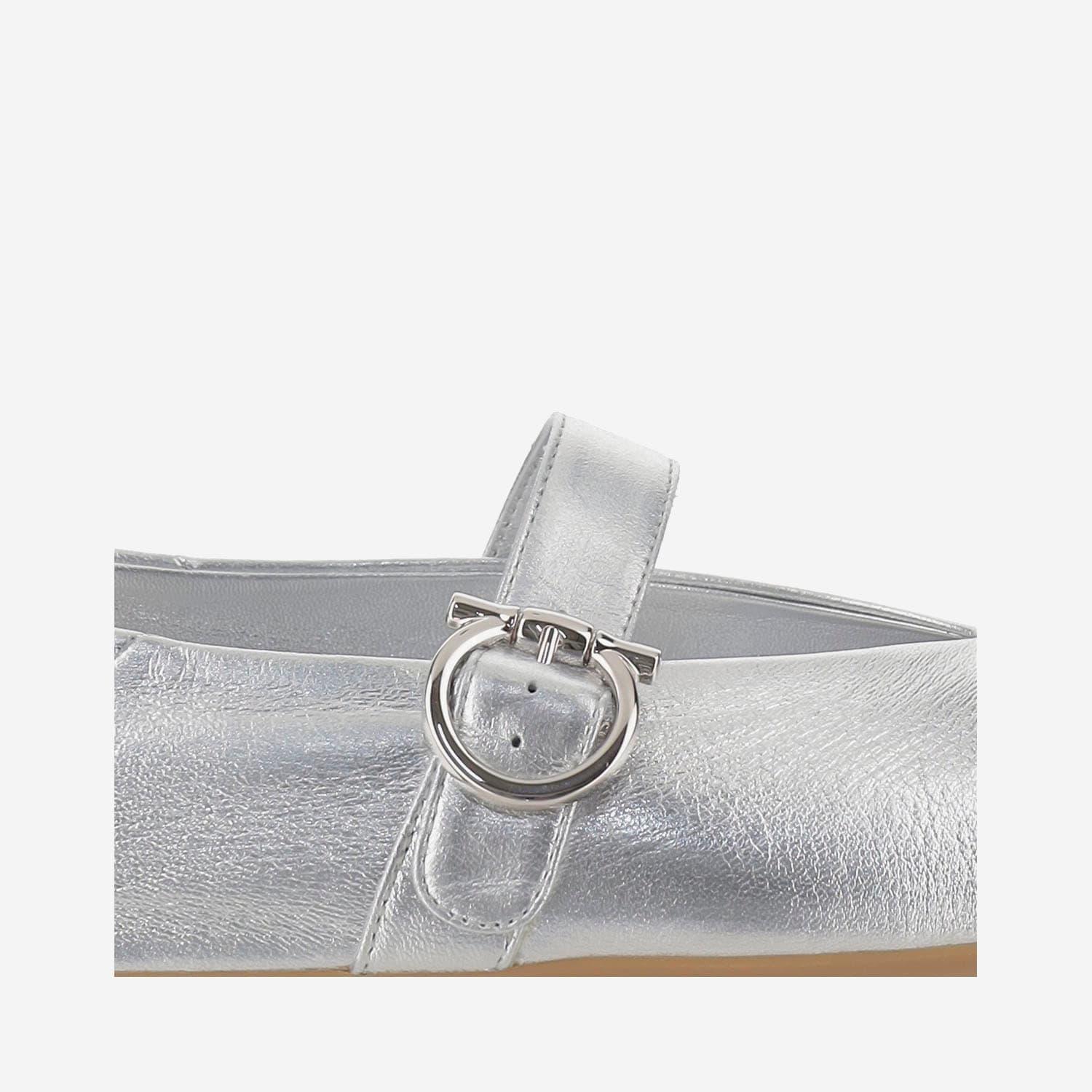 Ferragamo Ballet Flats Ornament Hooks in White | Lyst