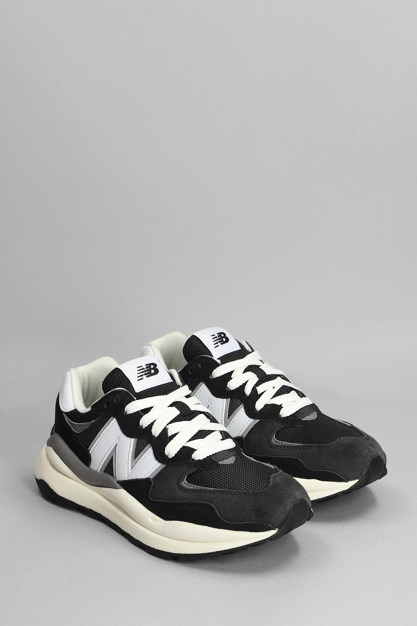 New Balance 5740 Sneakers In Black Suede And Fabric | Lyst
