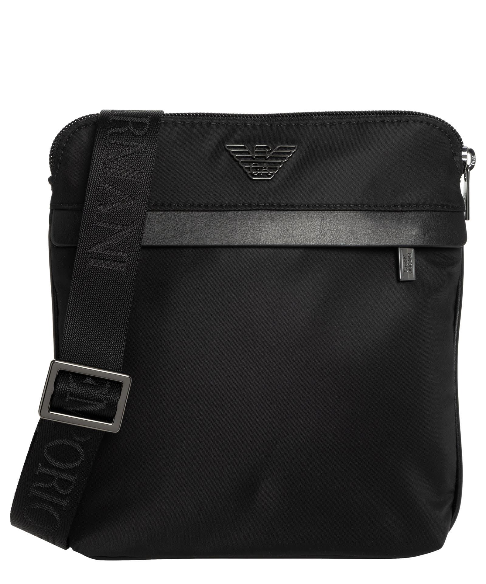 Giorgio Armani Handheld Wallet Black For Men | Watches Prime