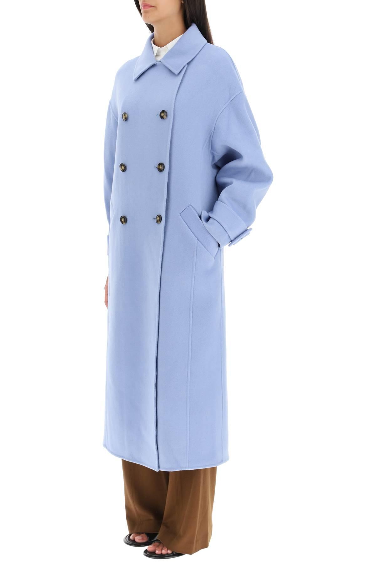 Loulou Studio Wool And Cashmere 'boras' Coat in Blue | Lyst
