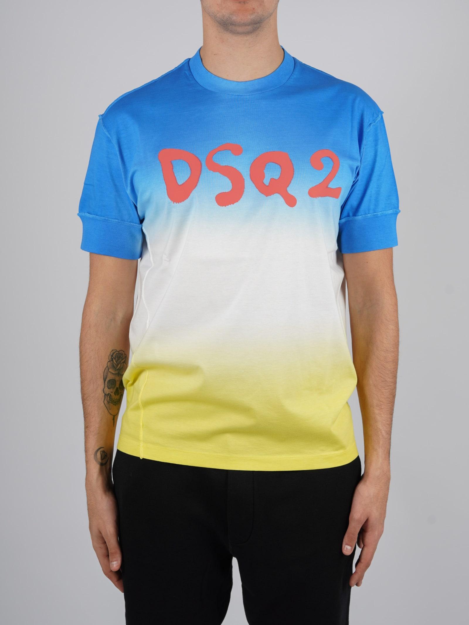 DSquared² T-shirt T-shirt in Blue for Men | Lyst