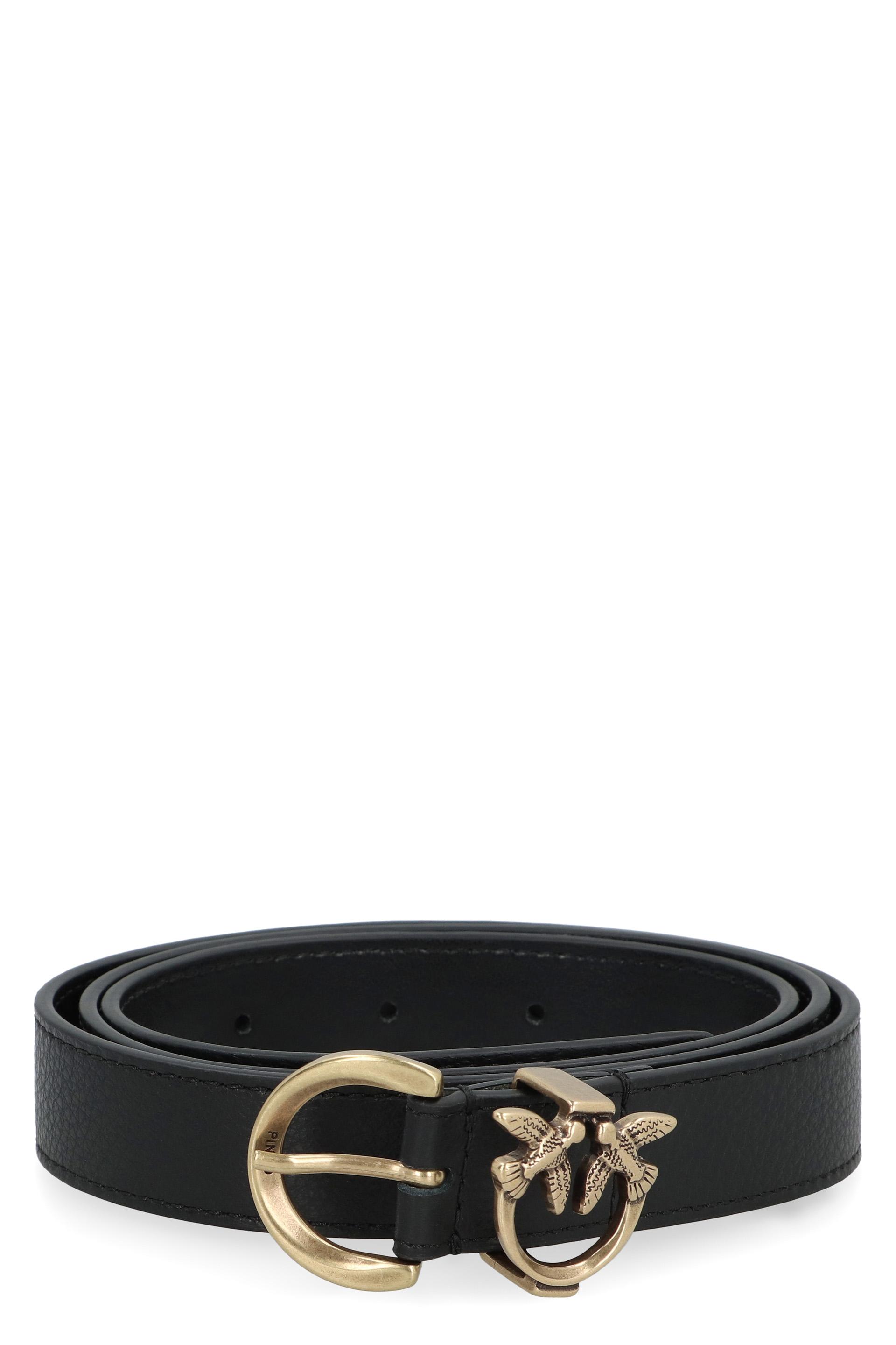Pinko Leather Belt Cow Hide in Black | Lyst display picture 2