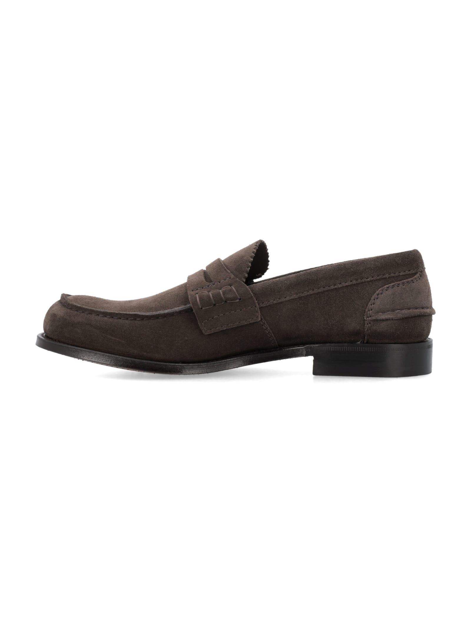 Church's Pembrey Suede Loafer in Brown for Men | Lyst