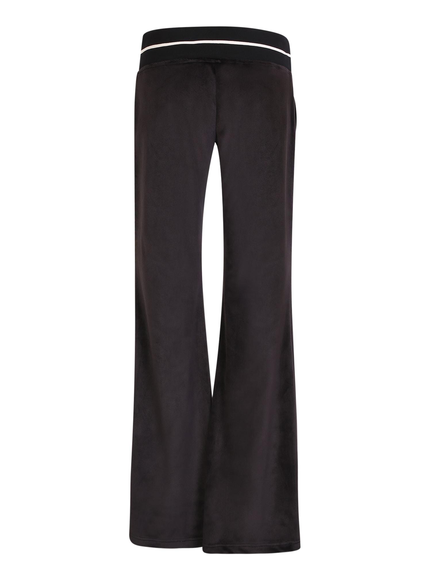 パンツ PALM ANGELS CHENILLE LOGO FLARE FIT PANTS Palm Angels Trousers in Black | Lyst