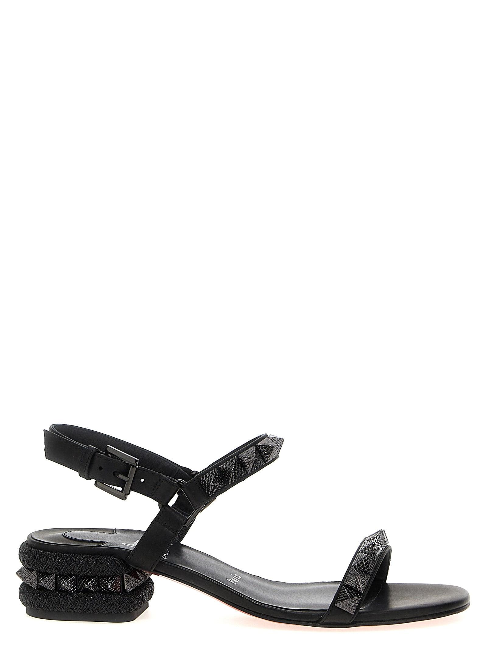 Christian Louboutin 'Pyrasand' Sandals in White | Lyst