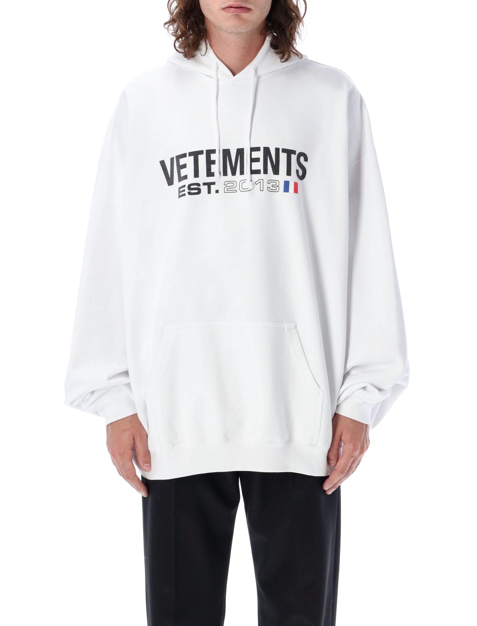 Vetements 2025 flag hoodie