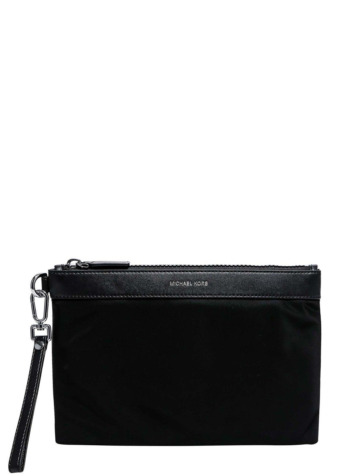 Michael kors best sale black clutch bag