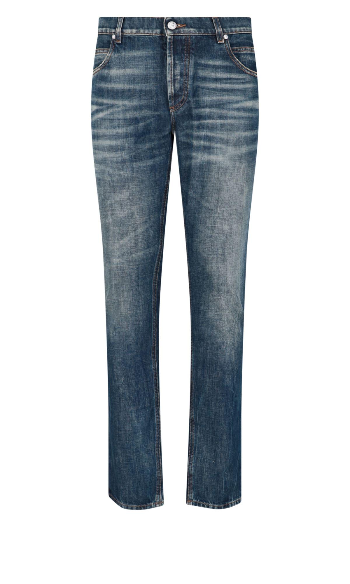 Balmain Delavé Jeans in Blue for Men | Lyst