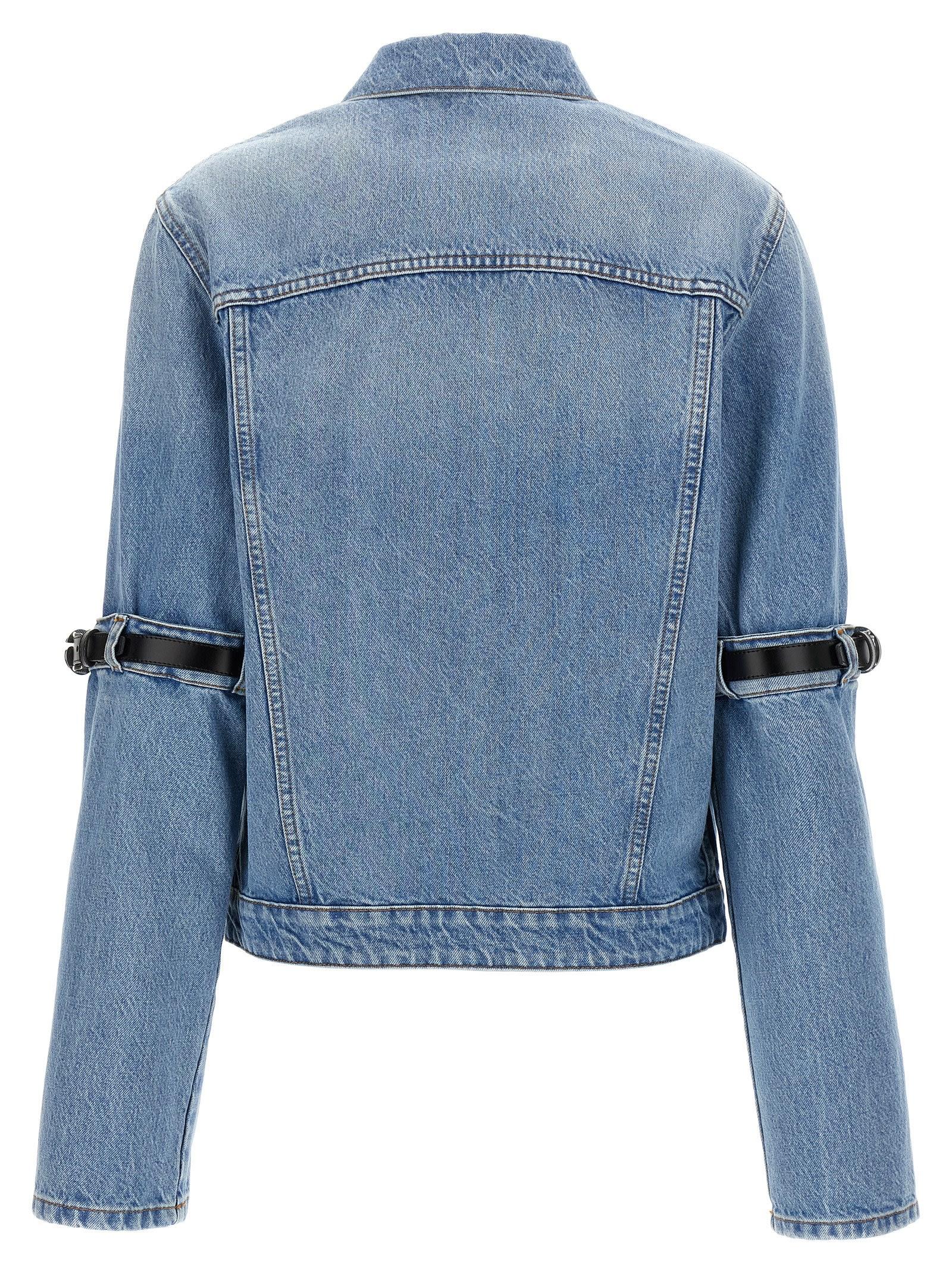 ジャケット Coperni SS25 'Hybrid Denim Short' jacket (COPBL23F2020 BLU) Coperni Hybrid Denim Short Jacket in Blue | Lyst