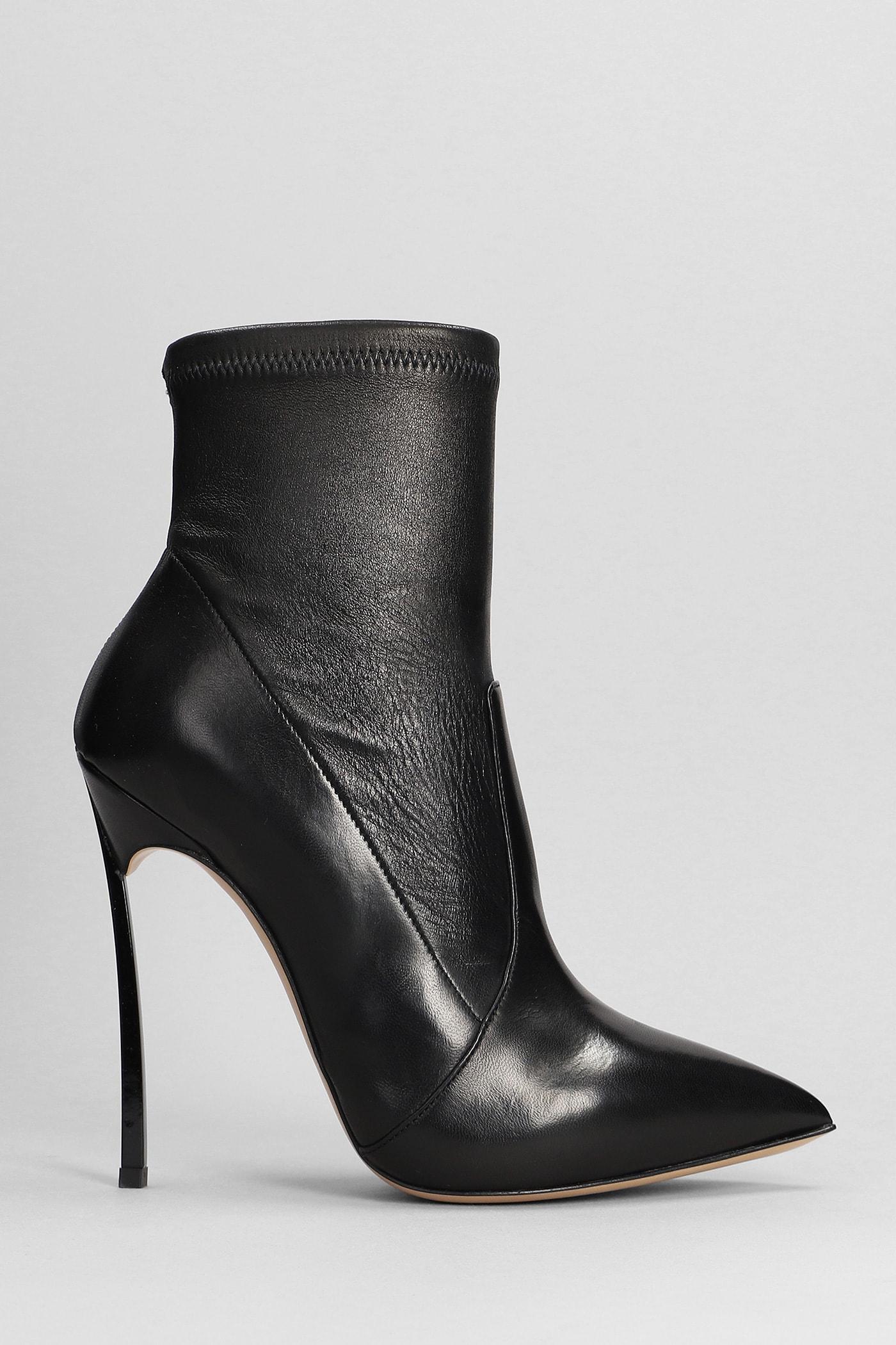 Casadei black clearance boots