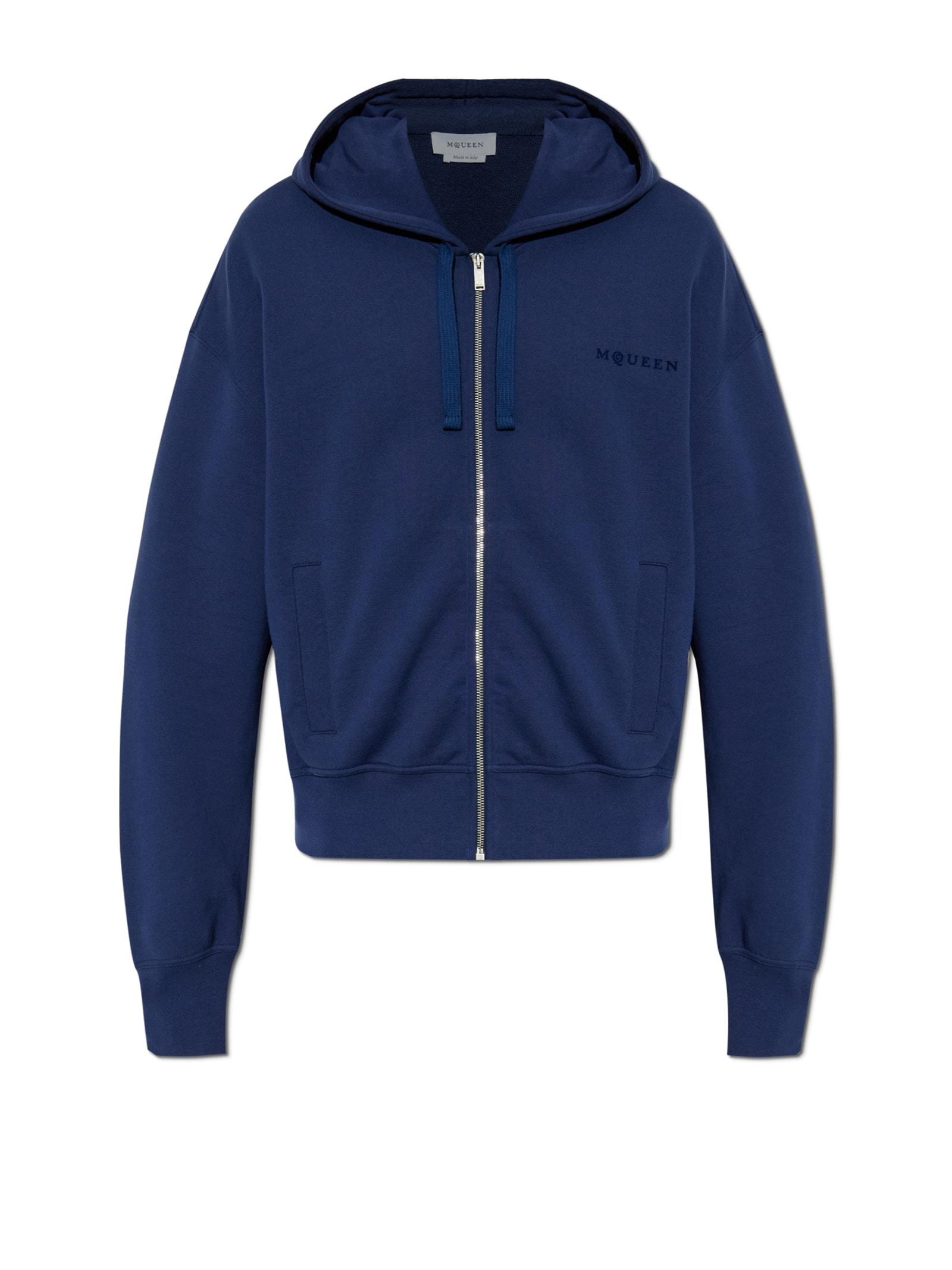 【Alexander McQueen】ジッパー スウェットシャツ フード付き McQueen Sweatshirts for Men | Online Sale up to 60% off | Lyst